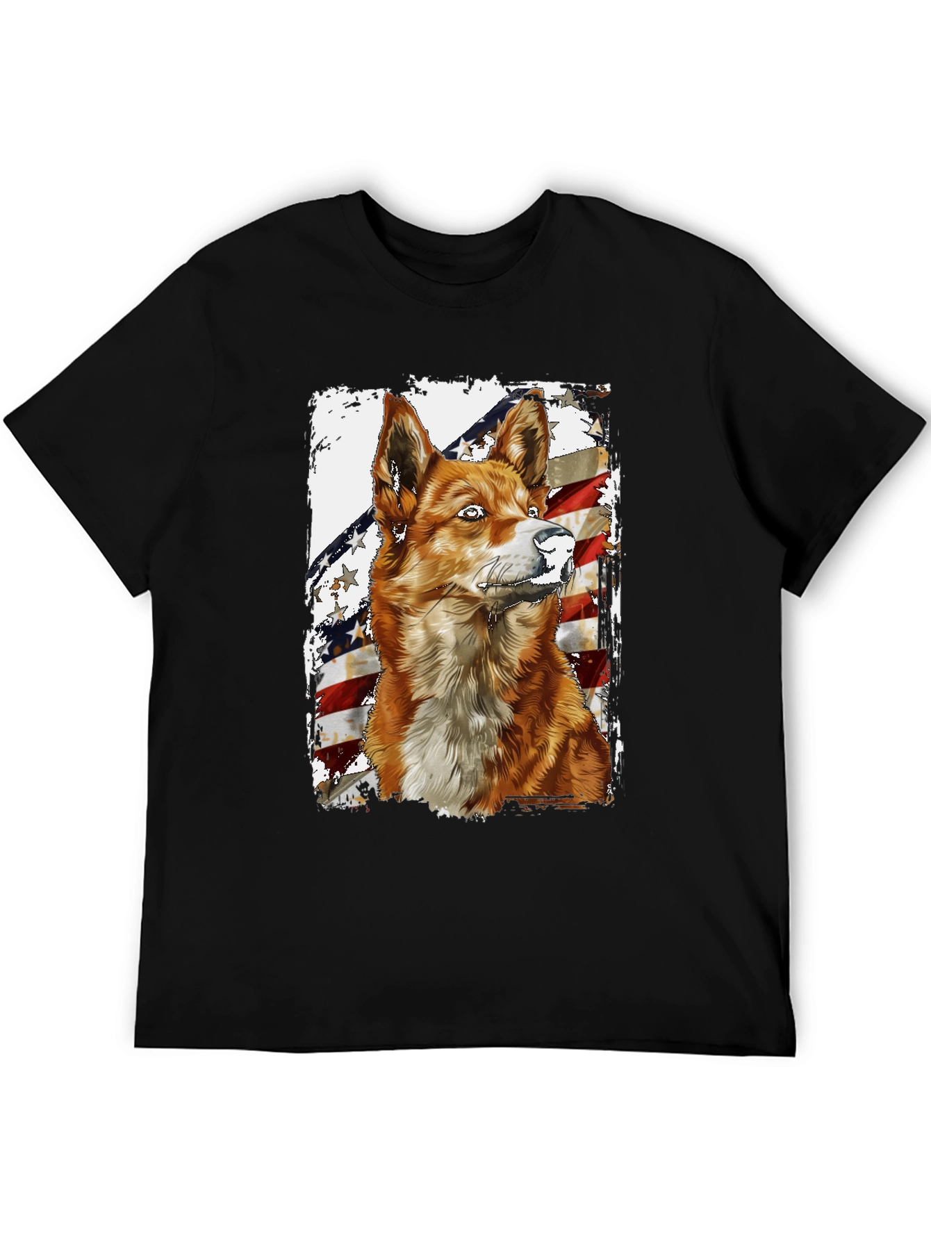 Patriotic Dog Graphic Tee