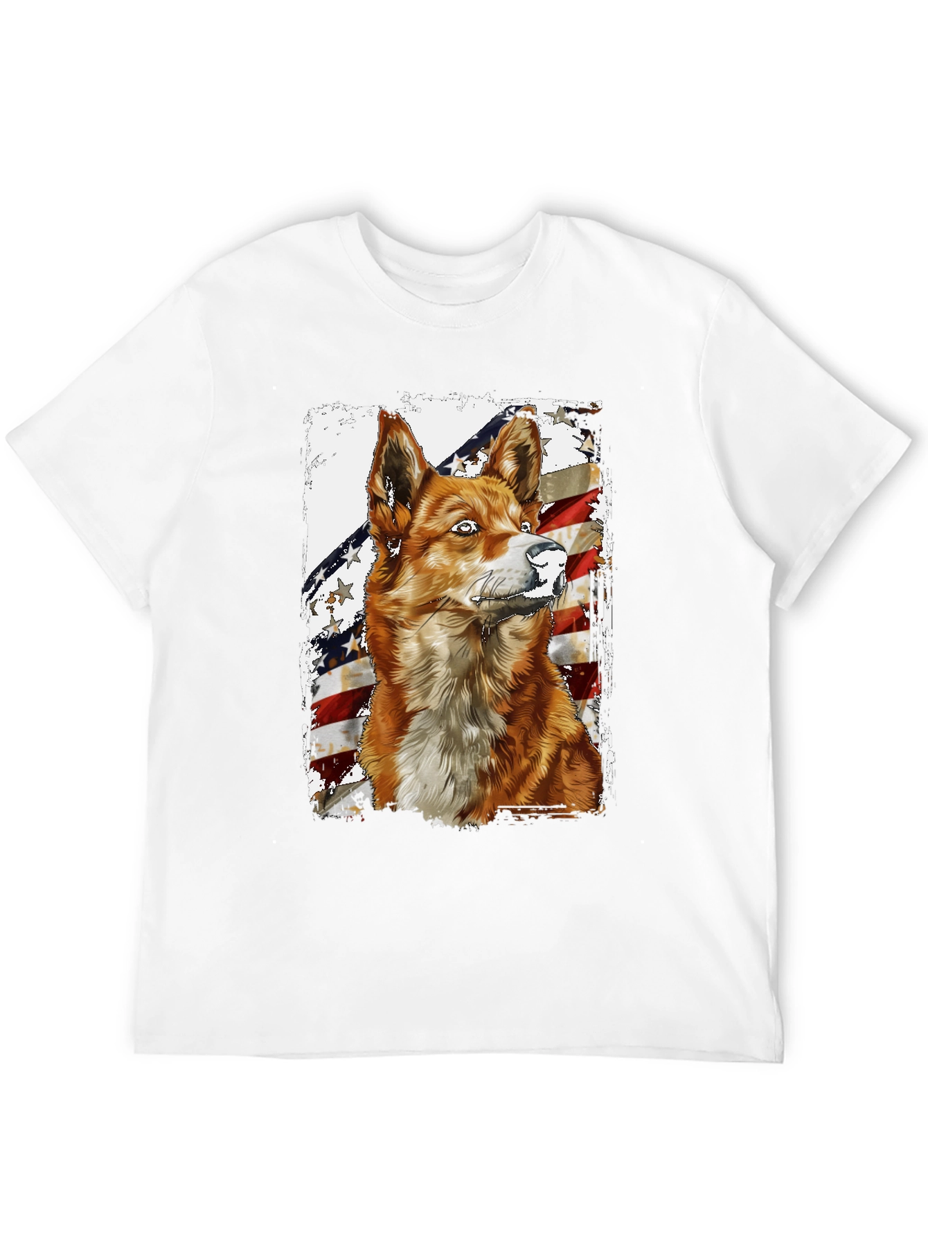 Patriotic Dog Graphic Tee