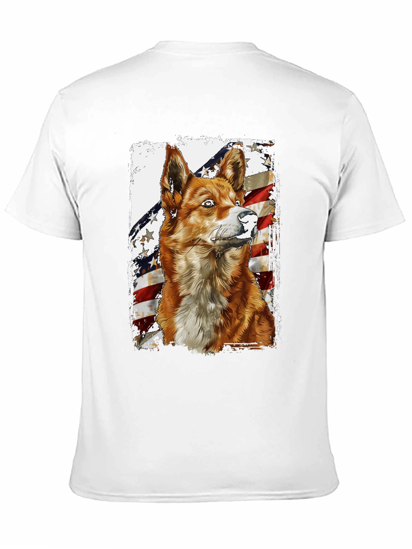 Patriotic Dog Graphic Tee