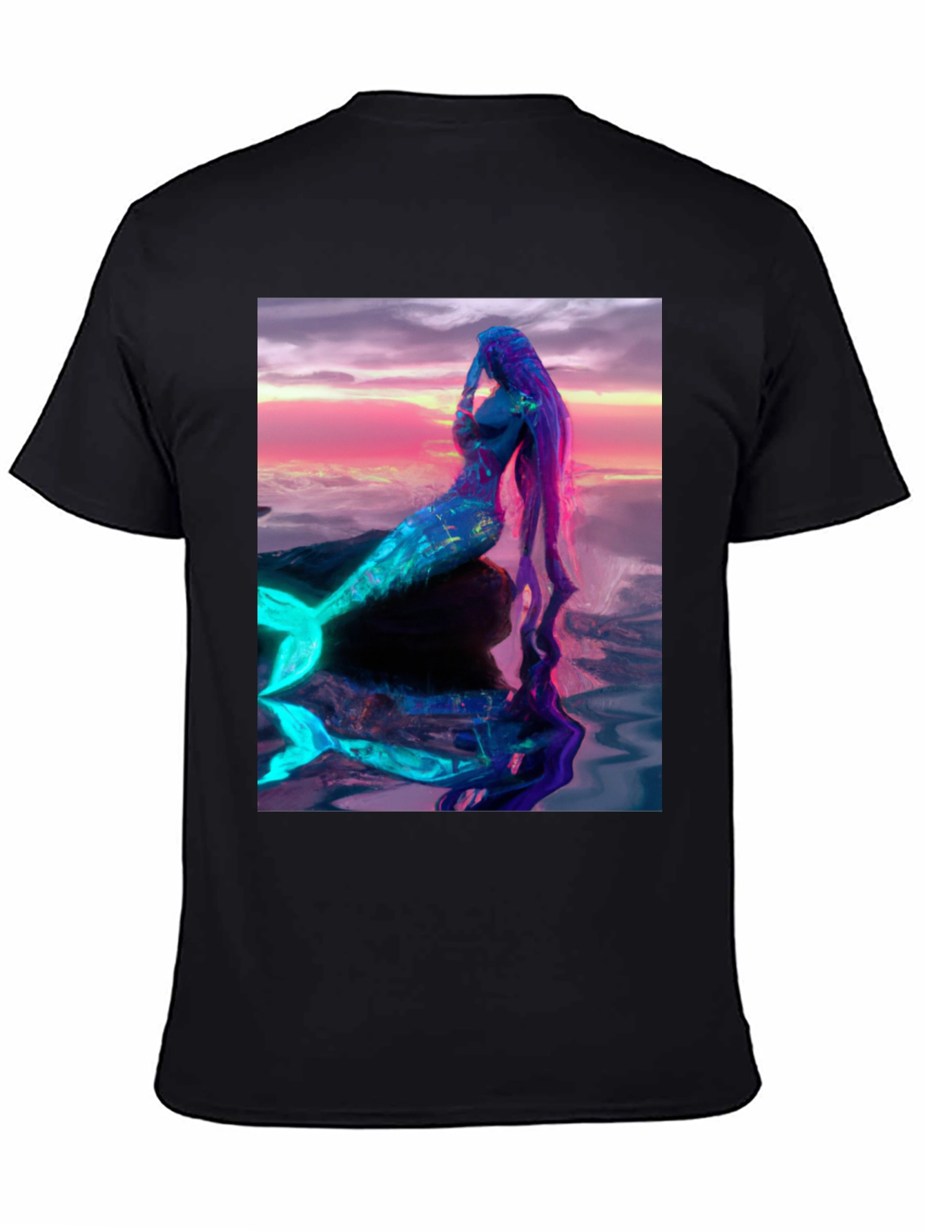 Mermaid Graphic T-Shirt - Vibrant Fantasy Art
