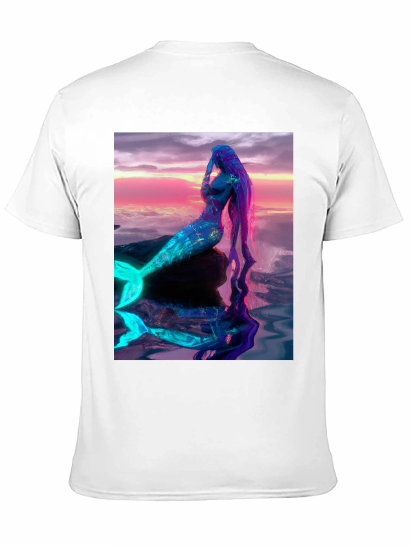 Mermaid Graphic T-Shirt - Vibrant Fantasy Art