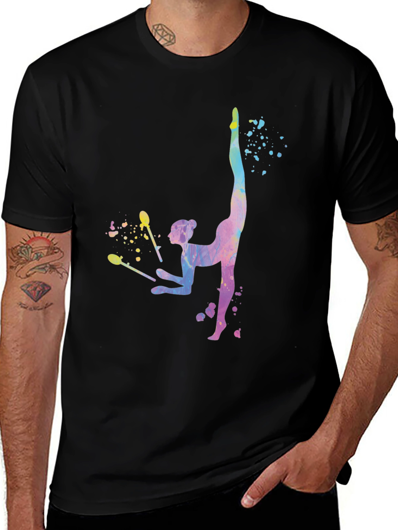Rhythmic Gymnastics Watercolor T-Shirt