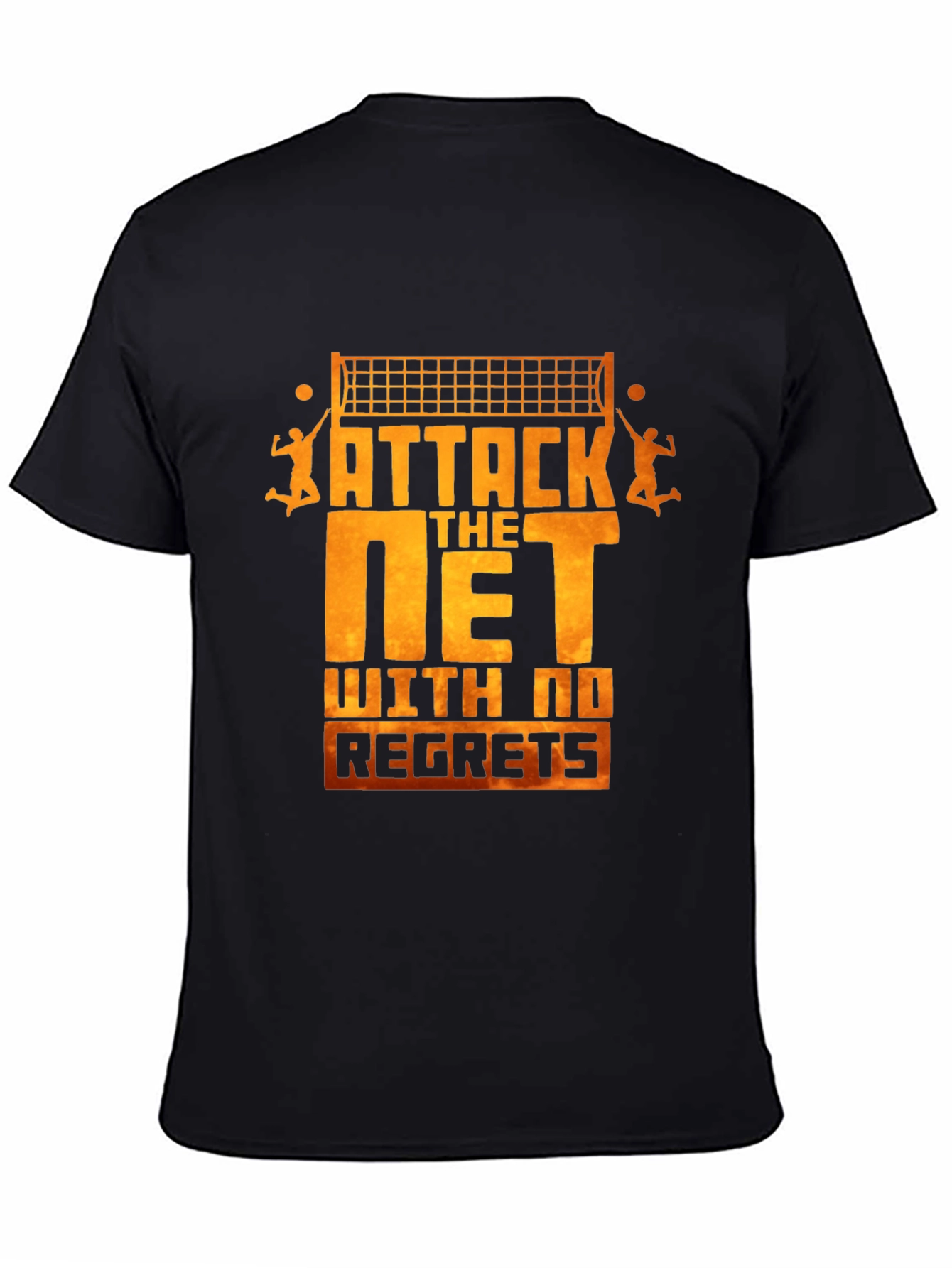 Volleyball Graphic Tee - Attack the Net