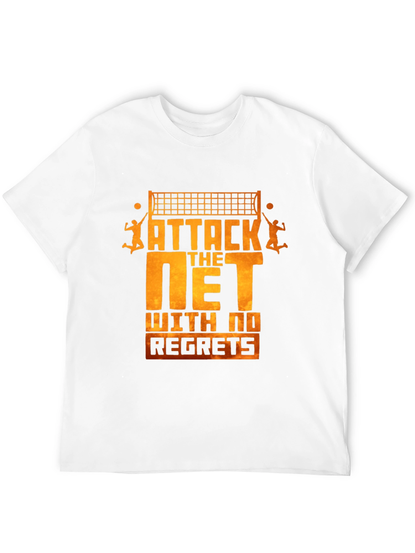 Volleyball Graphic Tee - Attack the Net