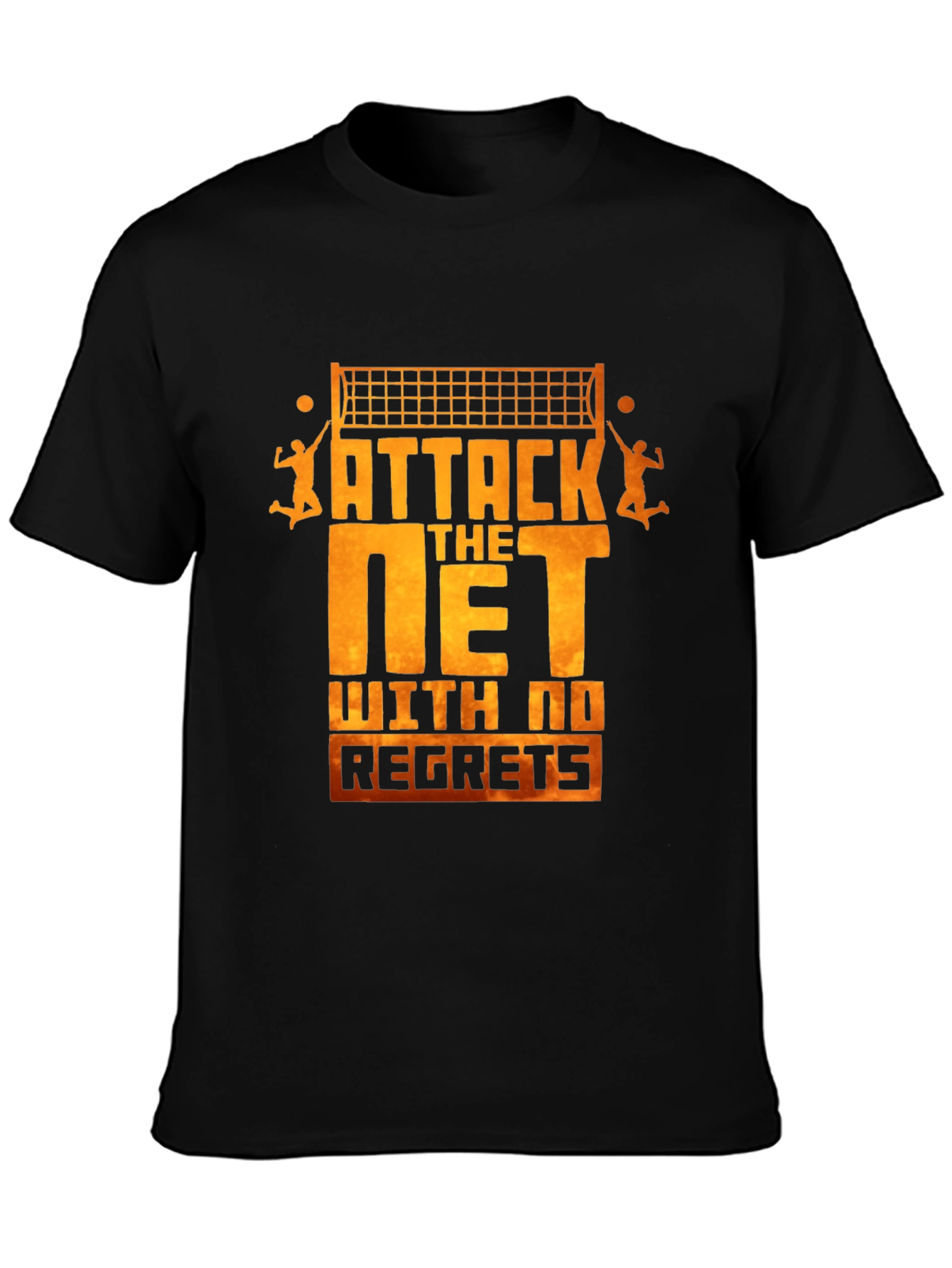Volleyball Graphic Tee - Attack the Net