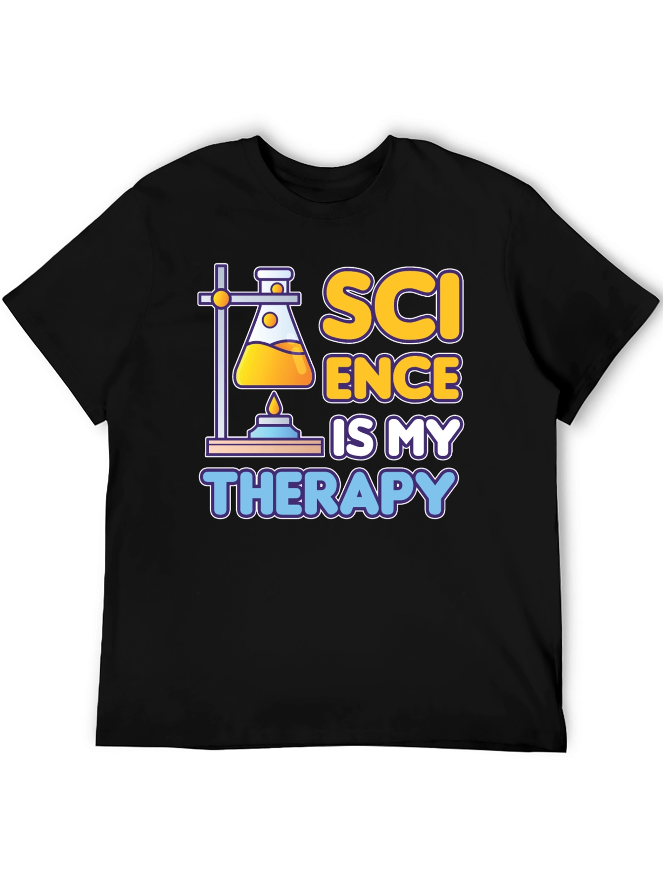 Science Is My Therapy Graphic T-Shirt