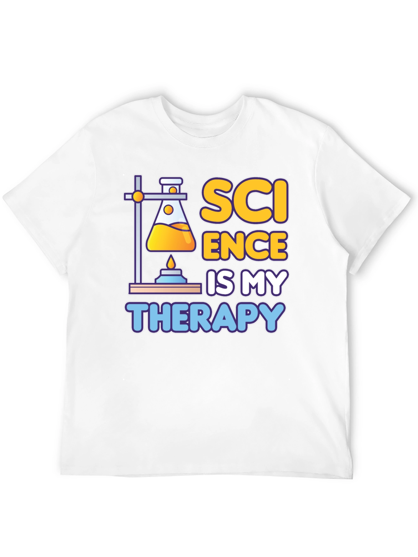 Science Is My Therapy Graphic T-Shirt
