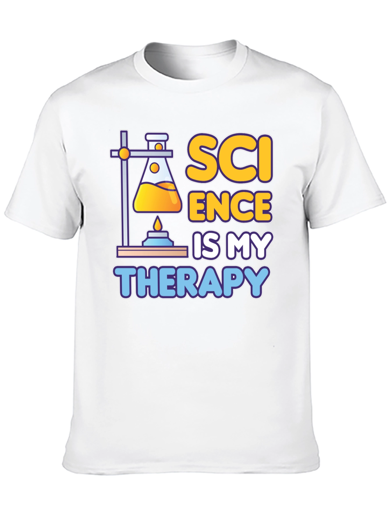Science Is My Therapy Graphic T-Shirt