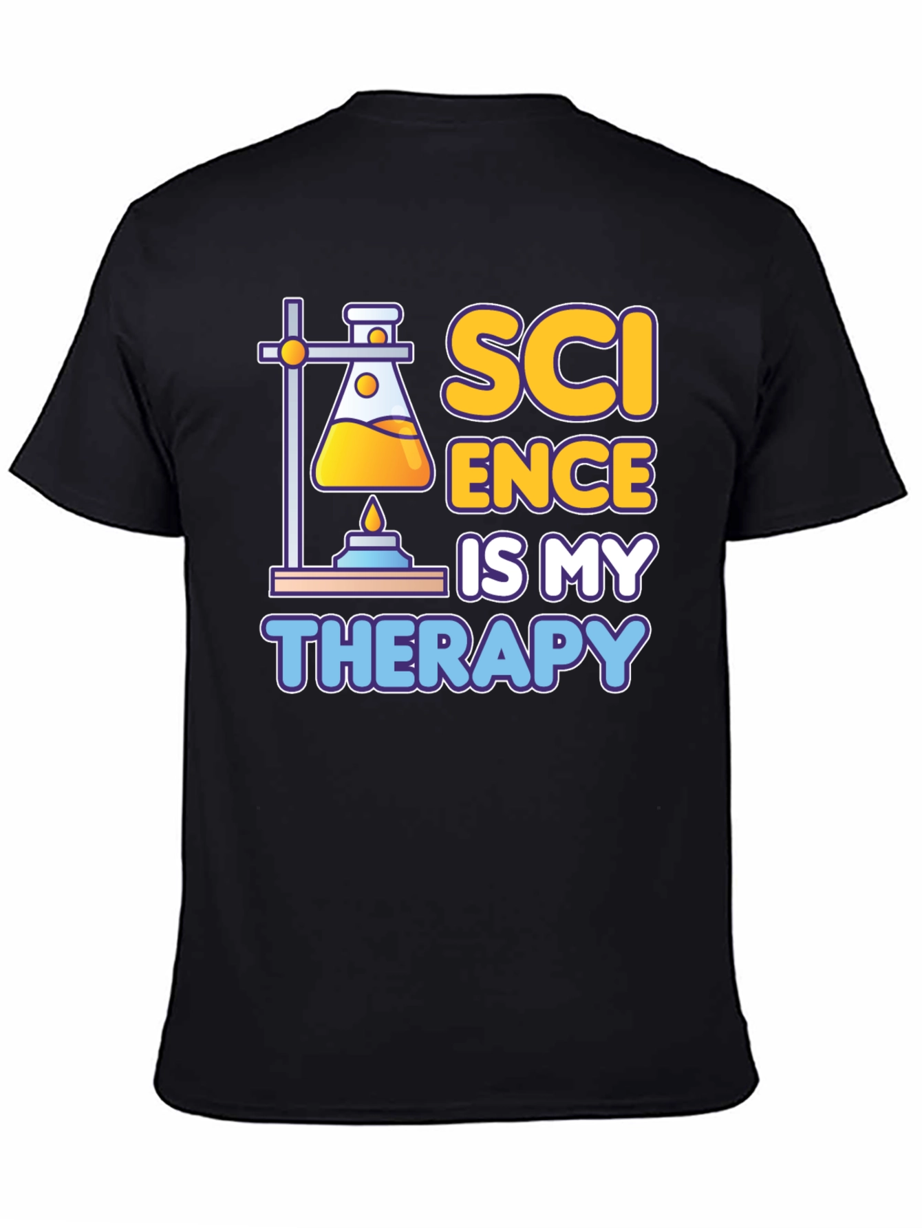 Science Is My Therapy Graphic T-Shirt