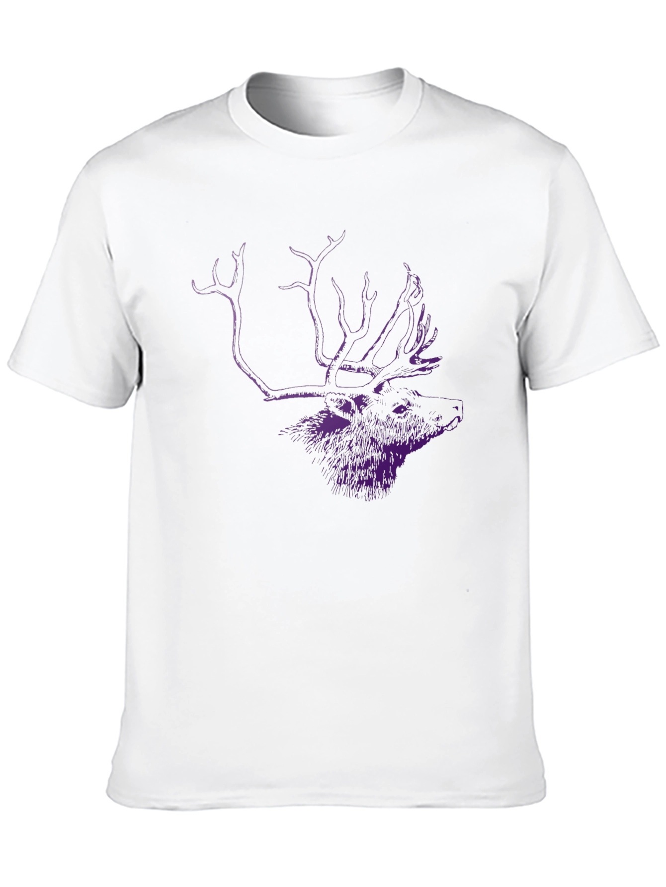 Black Deer Graphic Tee - Casual Style