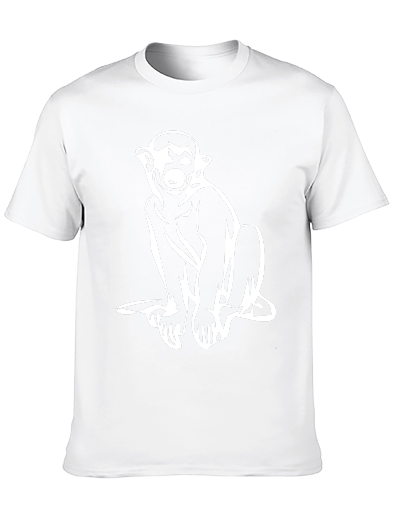 Monkey Graphic Black T-Shirt - Cool Casual Wear