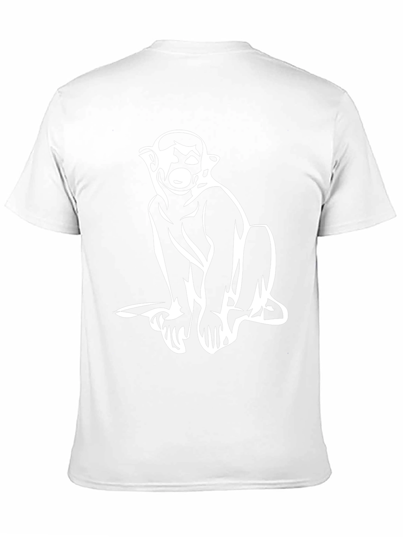 Monkey Graphic Black T-Shirt - Cool Casual Wear