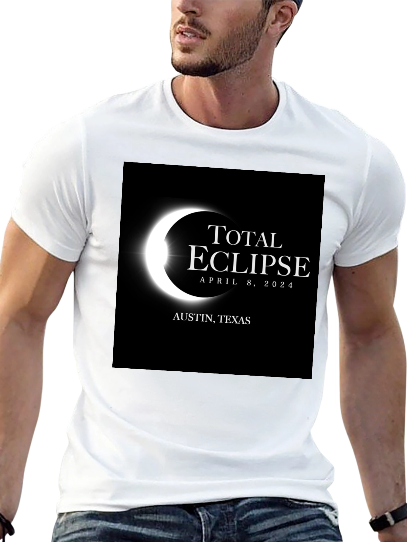 Total Eclipse April 8 2024 T-Shirt - Austin Texas