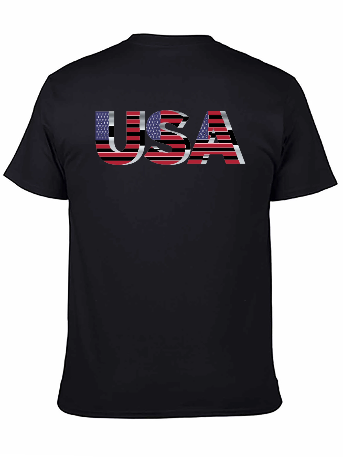 USA Flag Graphic T-Shirt - Patriotic Design