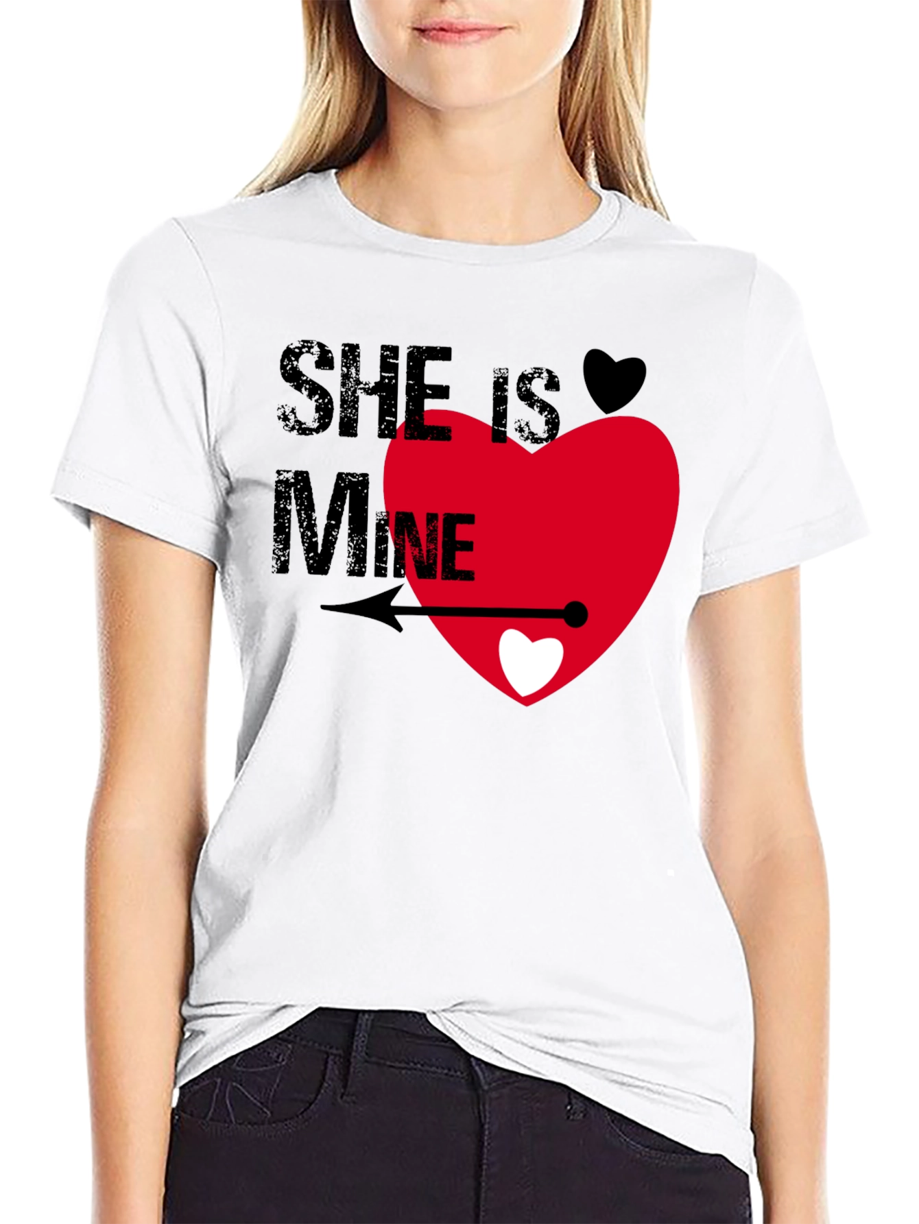 She is Mine T-Shirt - Valentines Day Gift