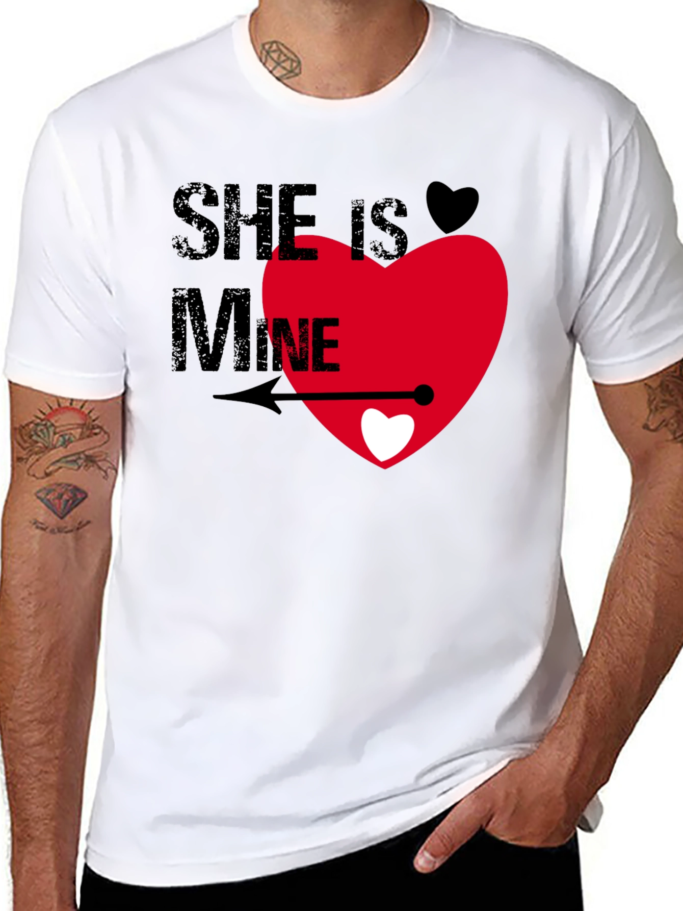 She is Mine T-Shirt - Valentines Day Gift