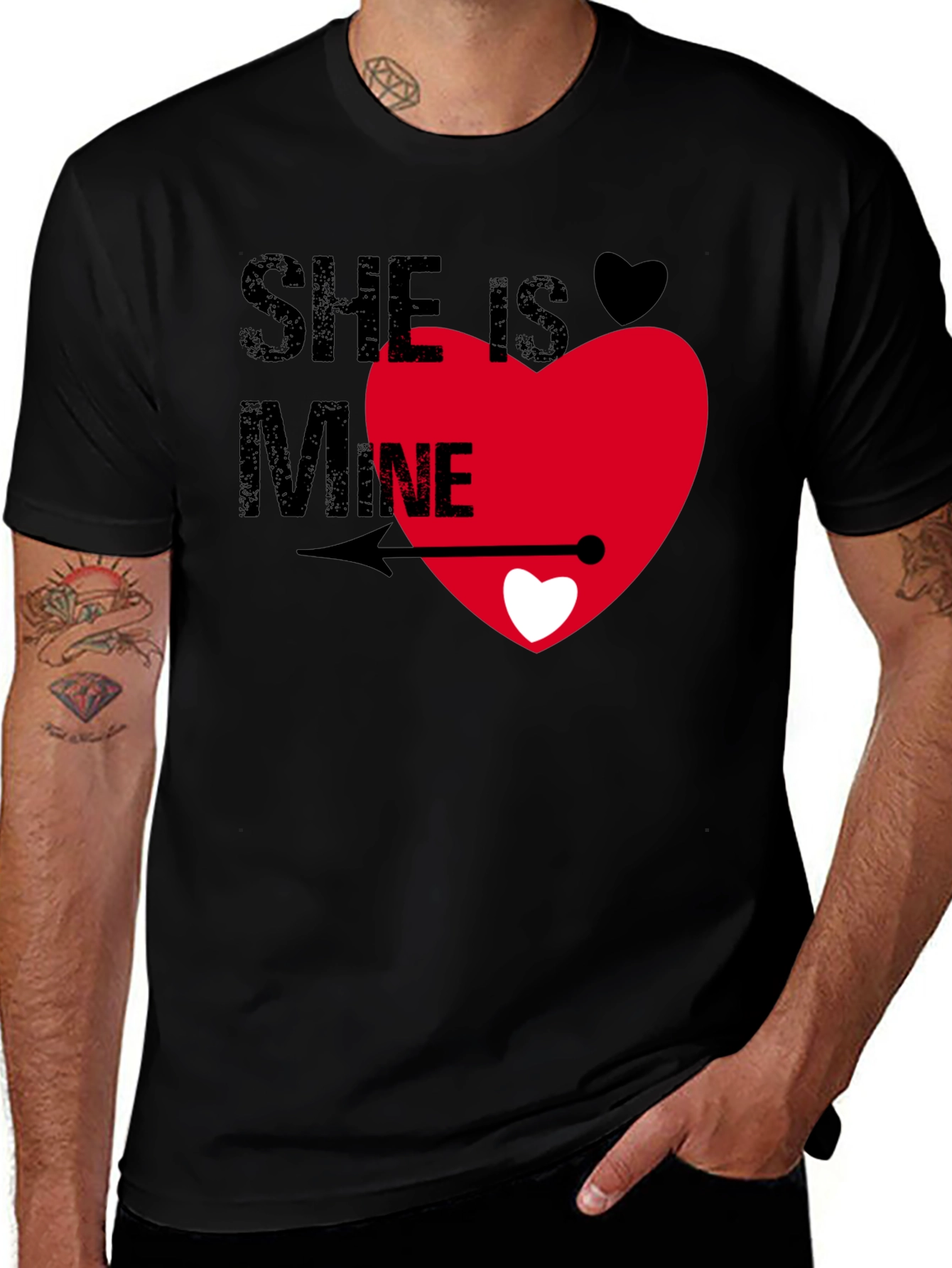 She is Mine T-Shirt - Valentines Day Gift