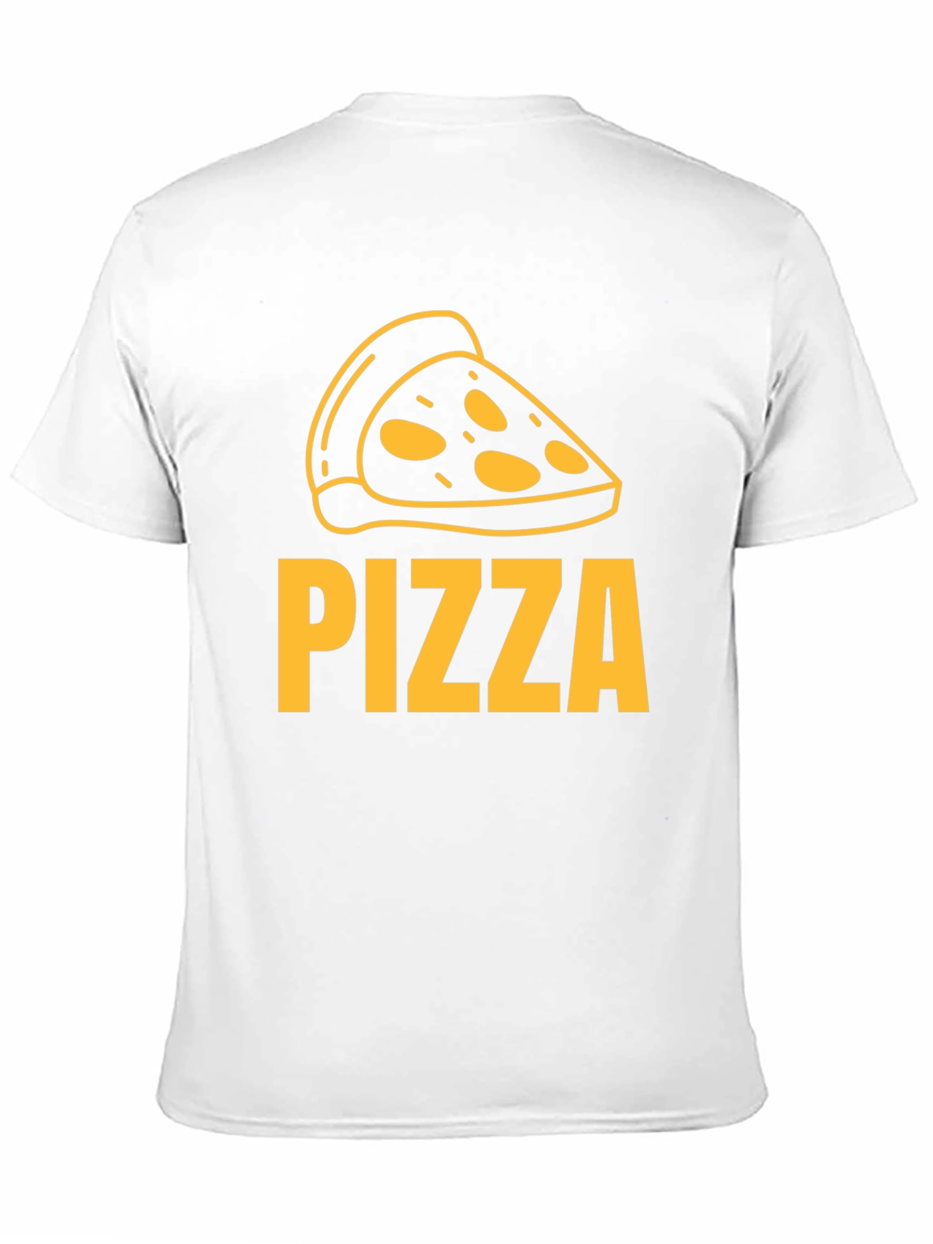 Pizza Lover Tee - Slice Graphic Mens Black T-Shirt