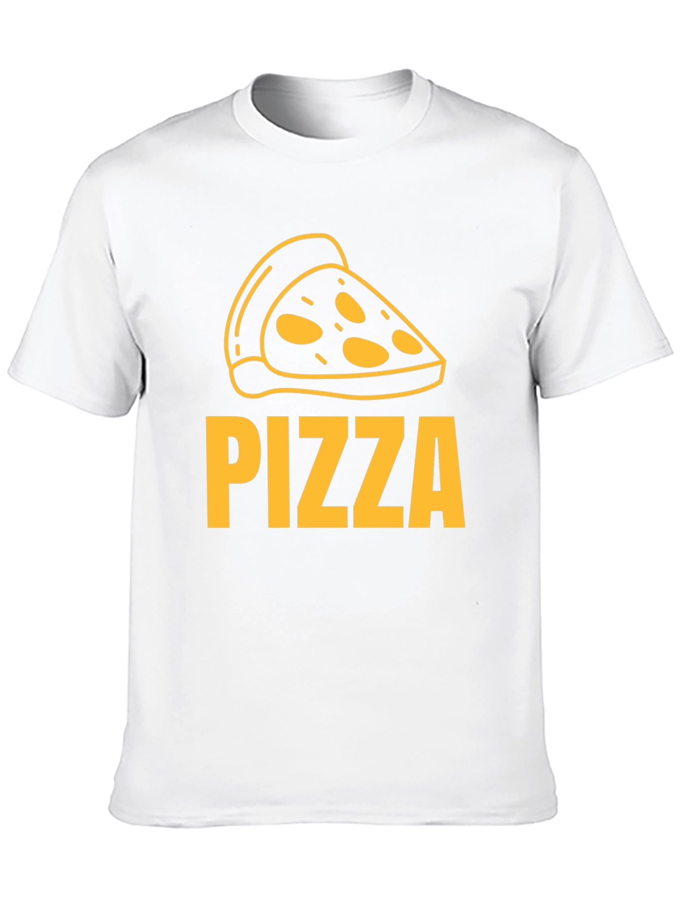 Pizza Lover Tee - Slice Graphic Mens Black T-Shirt