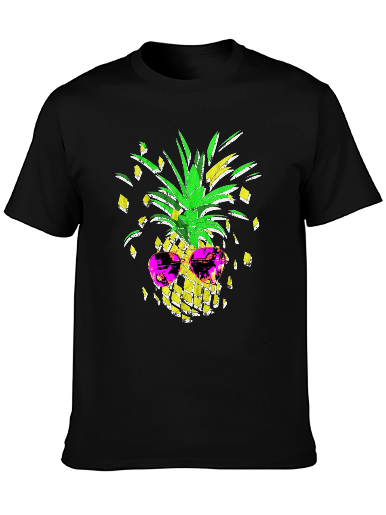 Cool Pineapple Sunglasses Graphic T-Shirt