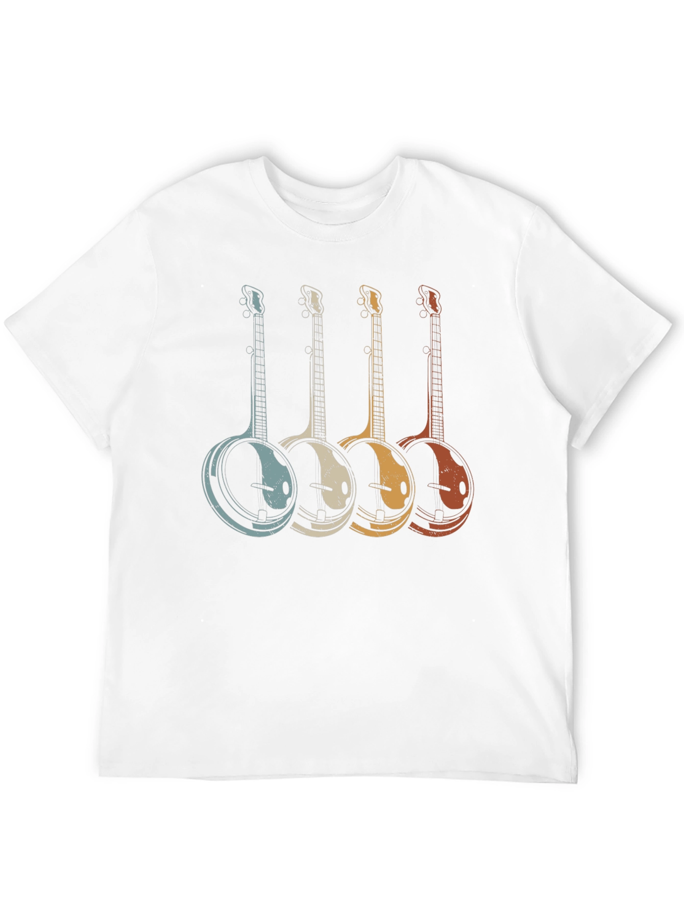 Retro Banjo T-Shirt - Musician Tee