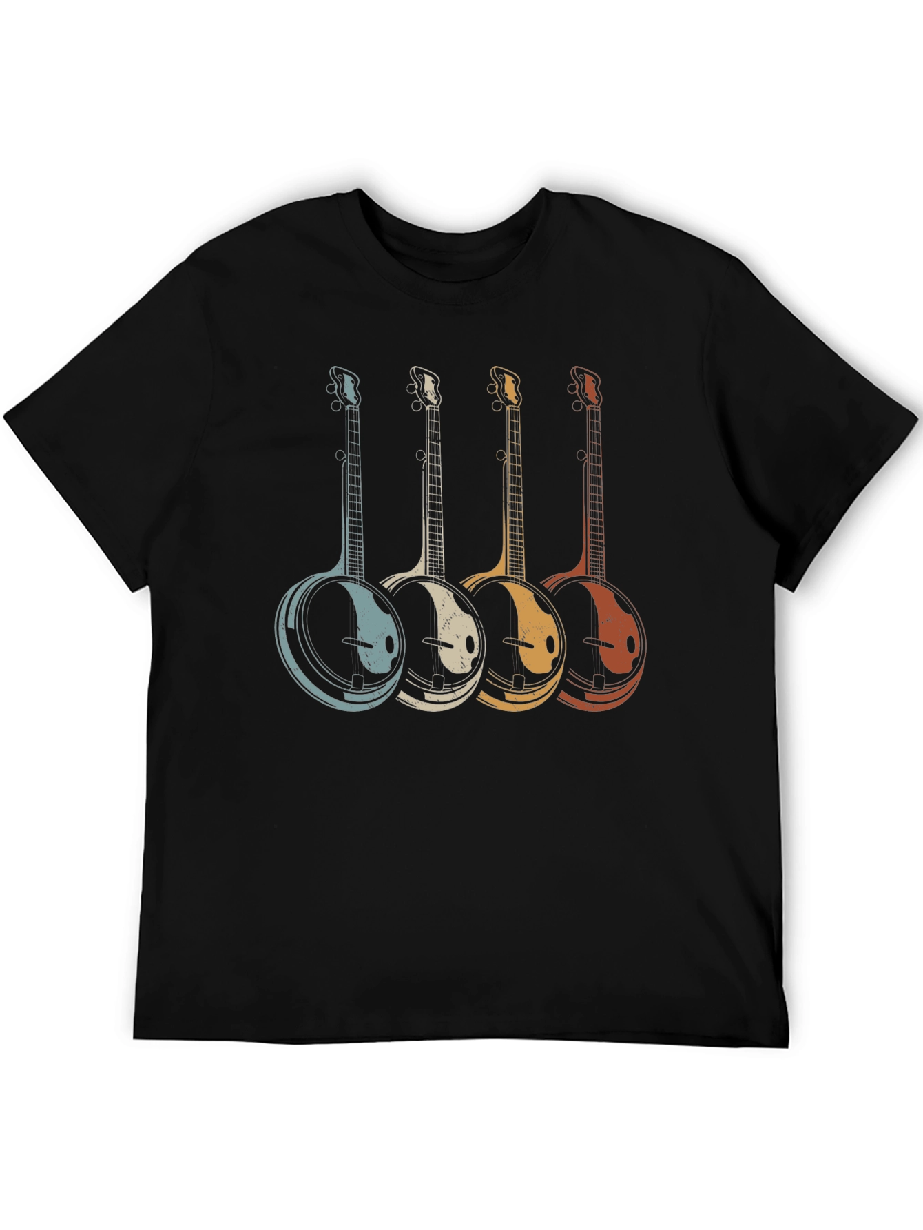 Retro Banjo T-Shirt - Musician Tee