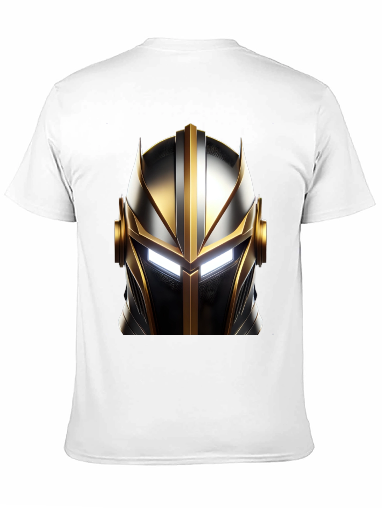 Knight Helmet Graphic Black T-Shirt
