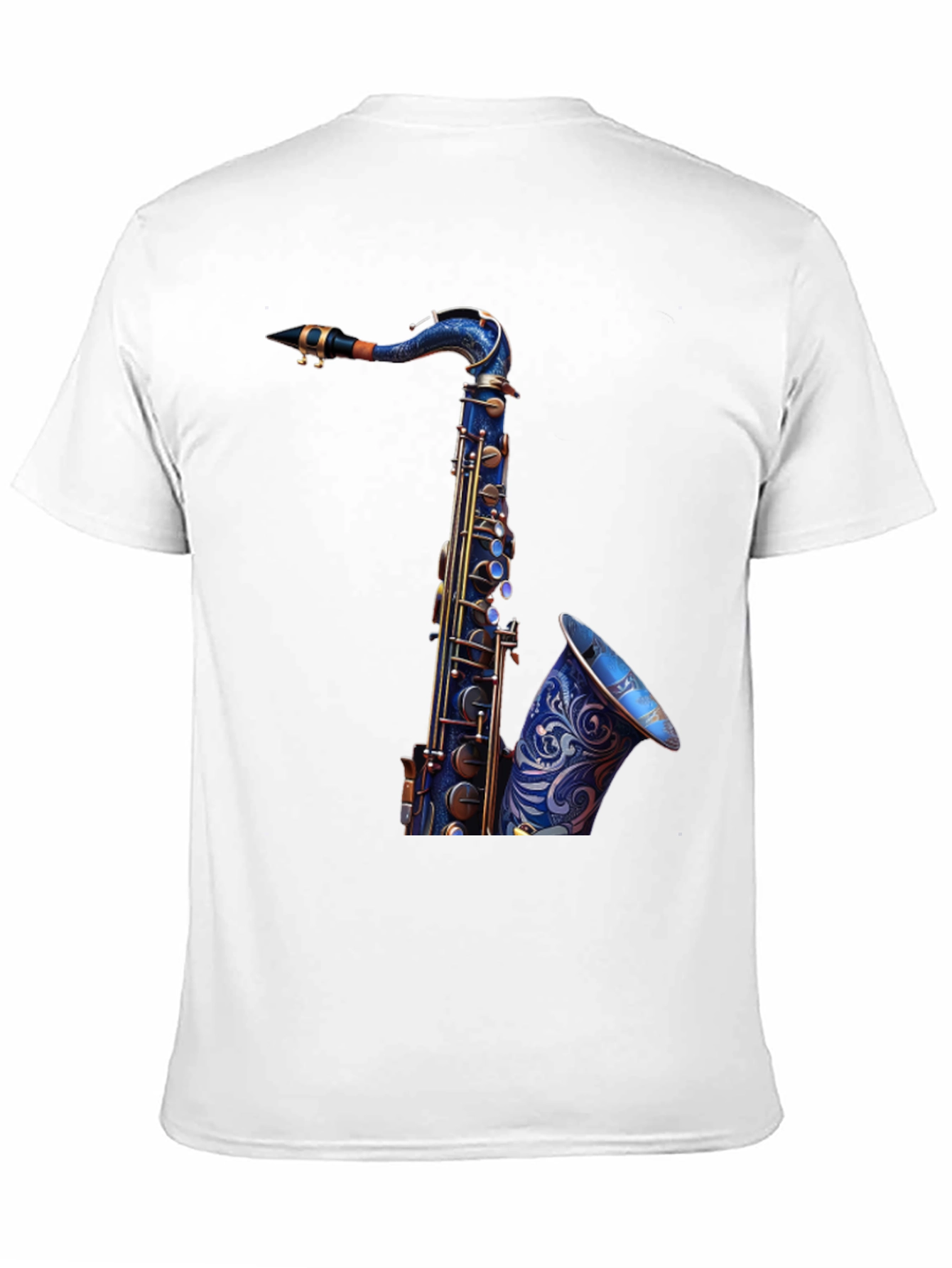 Saxophone Graphic Tee - Cool Musician Shirt