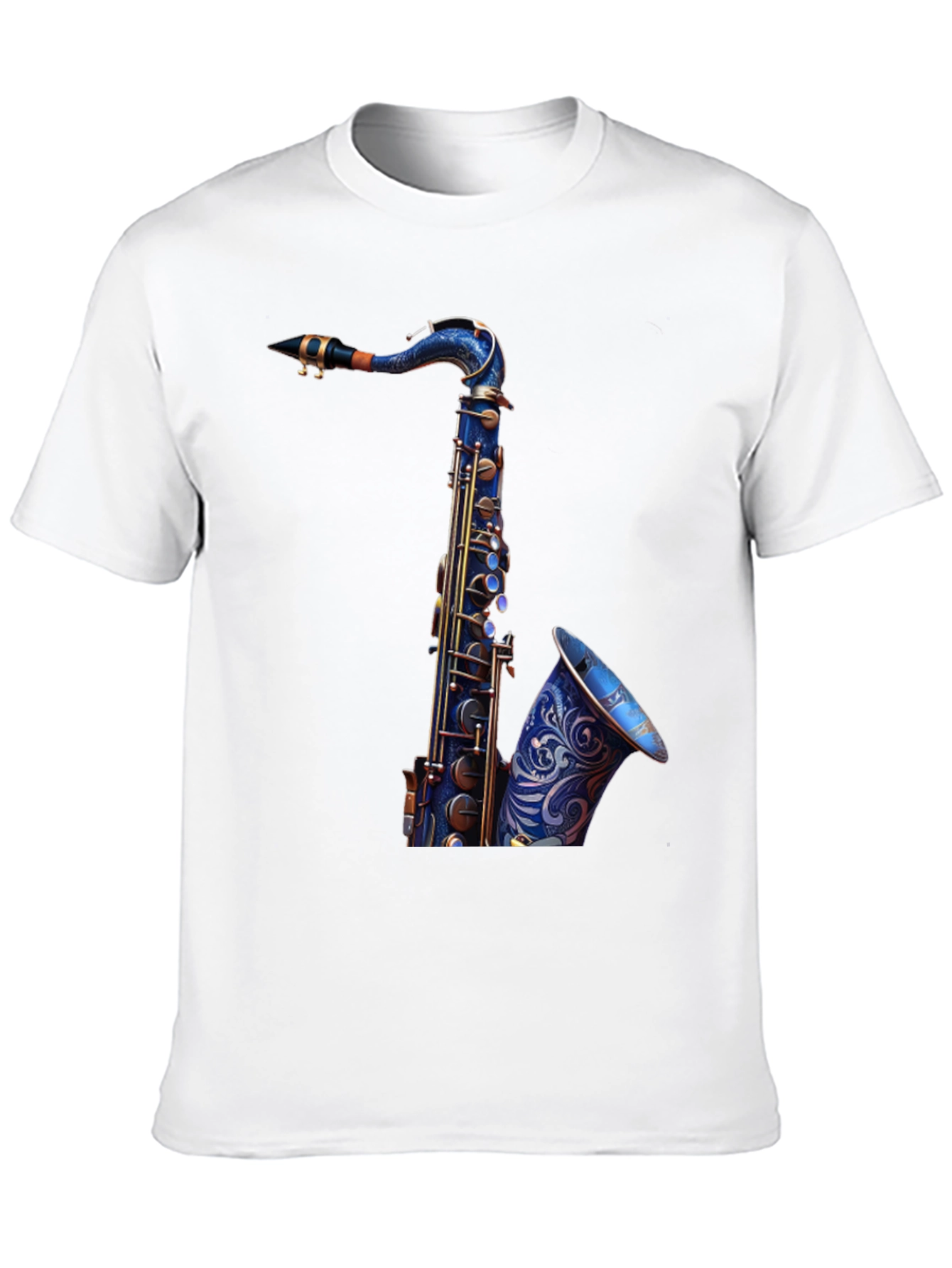 Saxophone Graphic Tee - Cool Musician Shirt