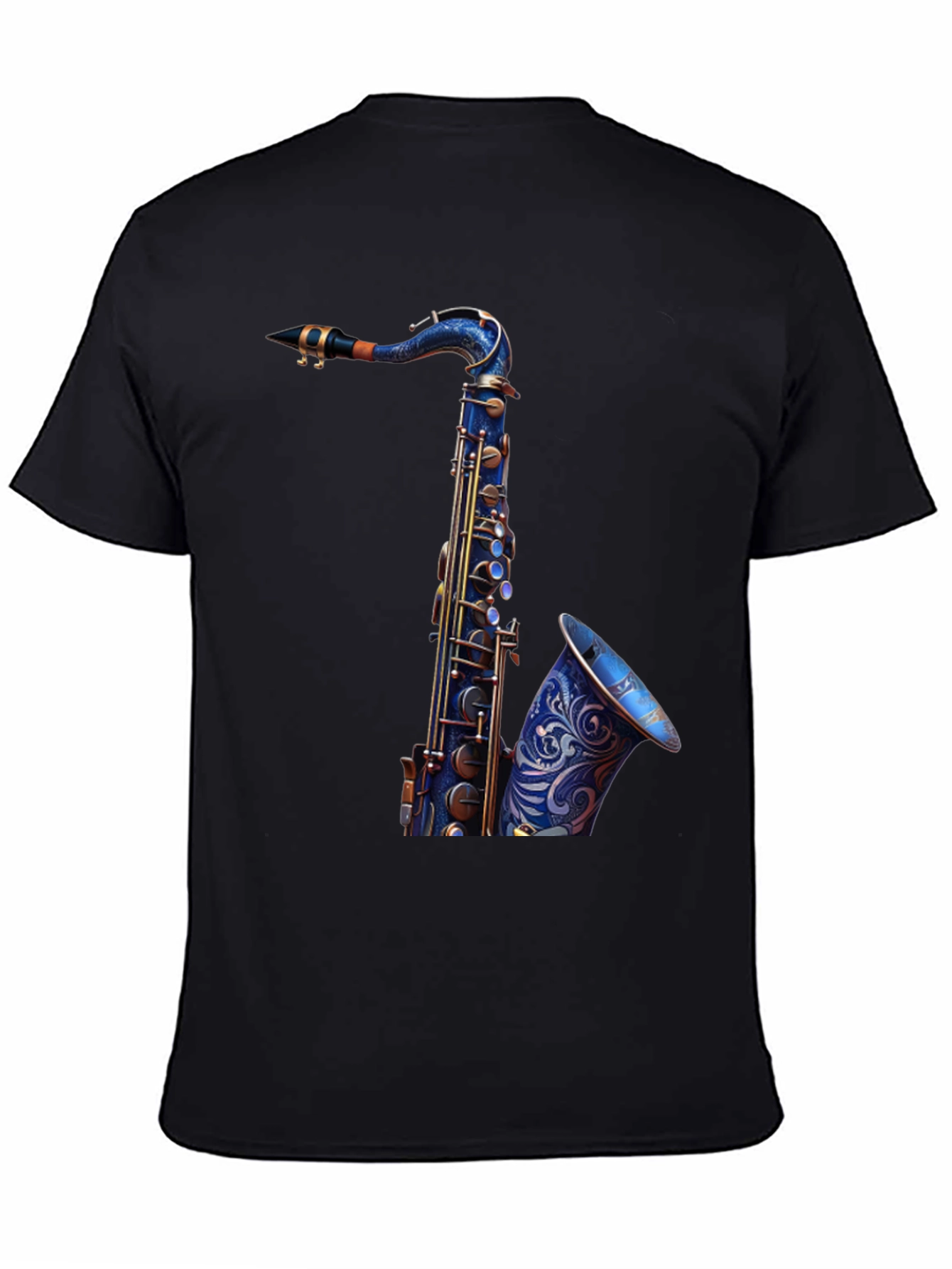 Saxophone Graphic Tee - Cool Musician Shirt