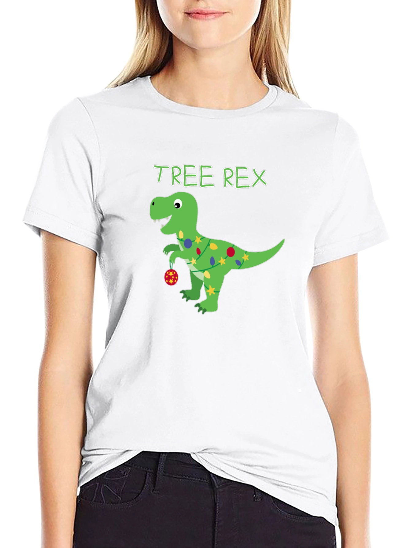 Tree Rex Christmas T-Shirt - Dinosaur Holiday Apparel