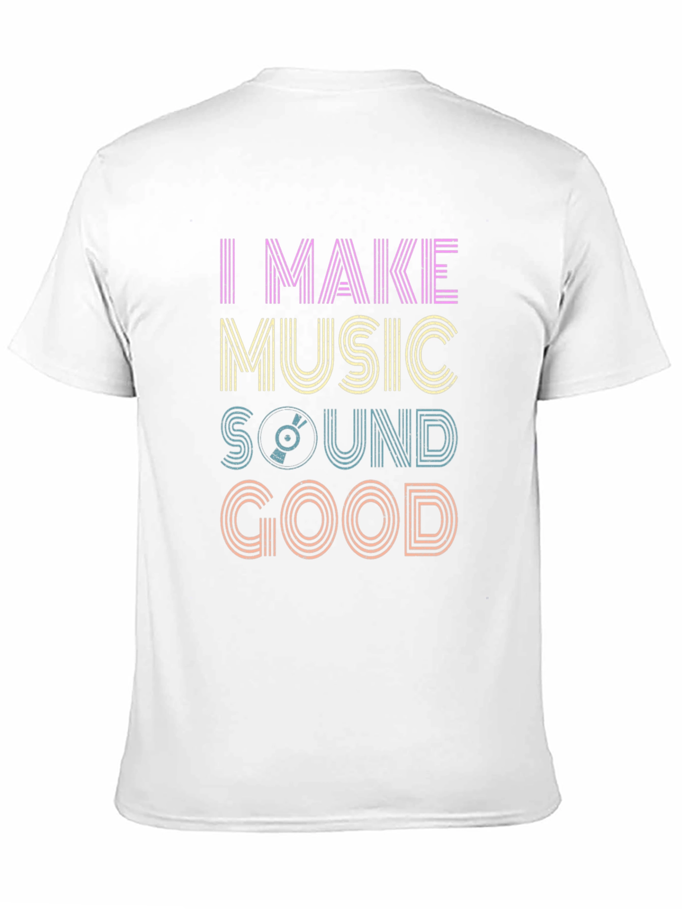 Music Maker Graphic Tee - Retro Vinyl Design