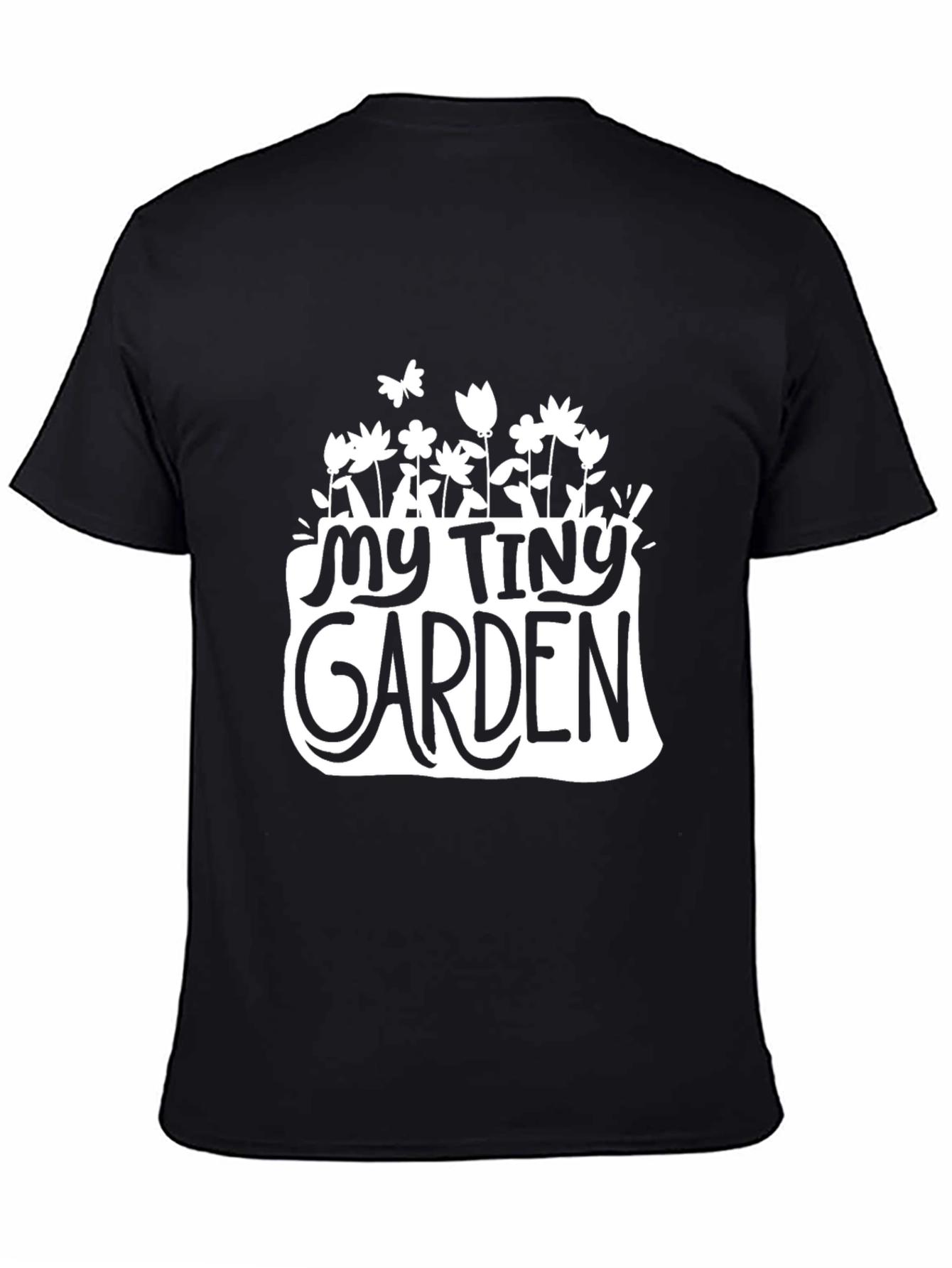 My Tiny Garden Black Graphic Tee
