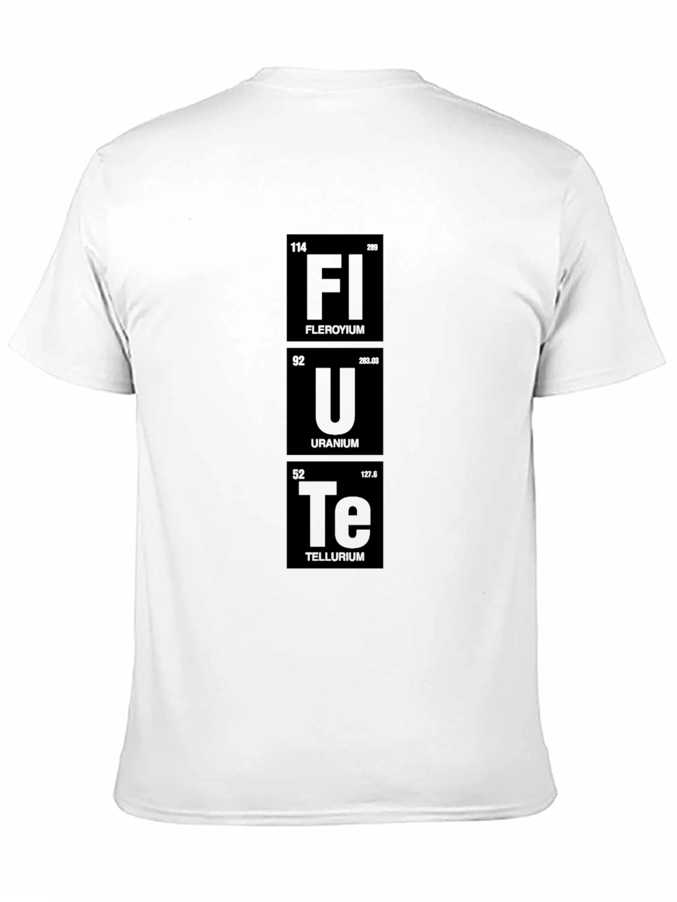 Fl U Te Periodic Table Funny Science T-Shirt