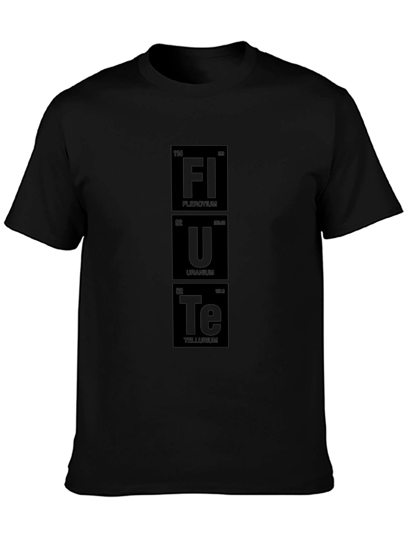 Fl U Te Periodic Table Funny Science T-Shirt