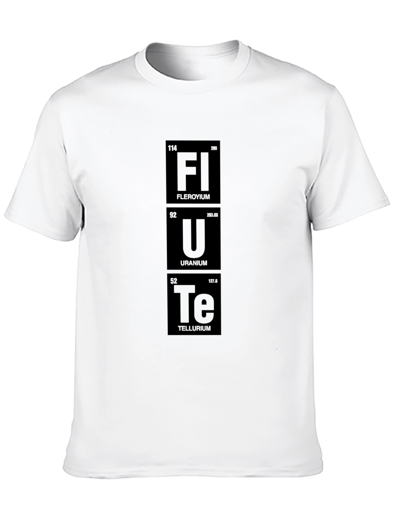 Fl U Te Periodic Table Funny Science T-Shirt