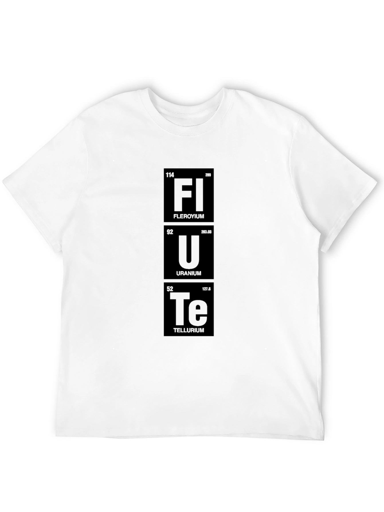 Fl U Te Periodic Table Funny Science T-Shirt