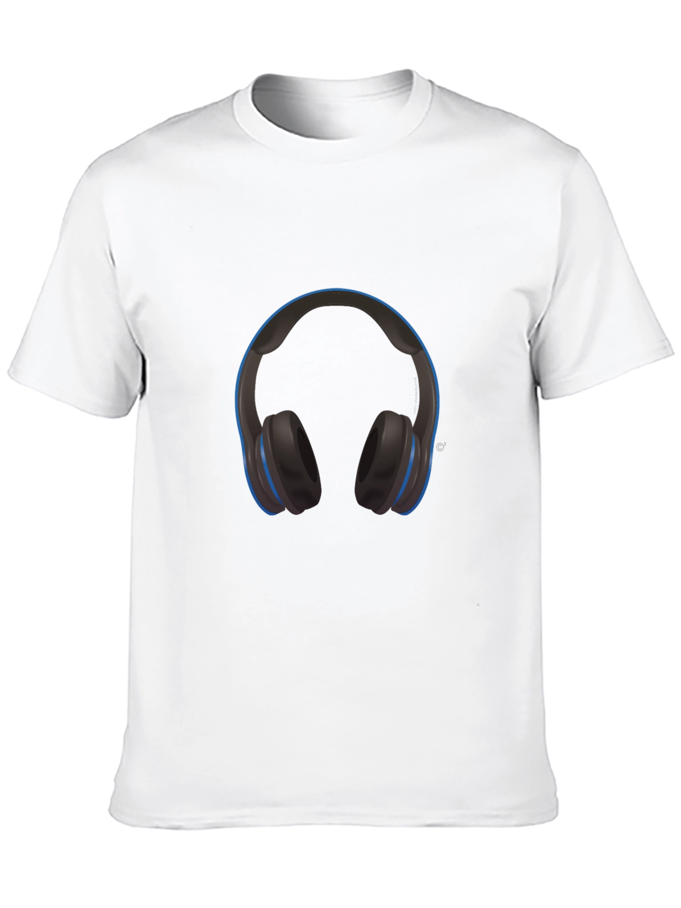 Headphone Graphic Tee - Black Casual Shirt
