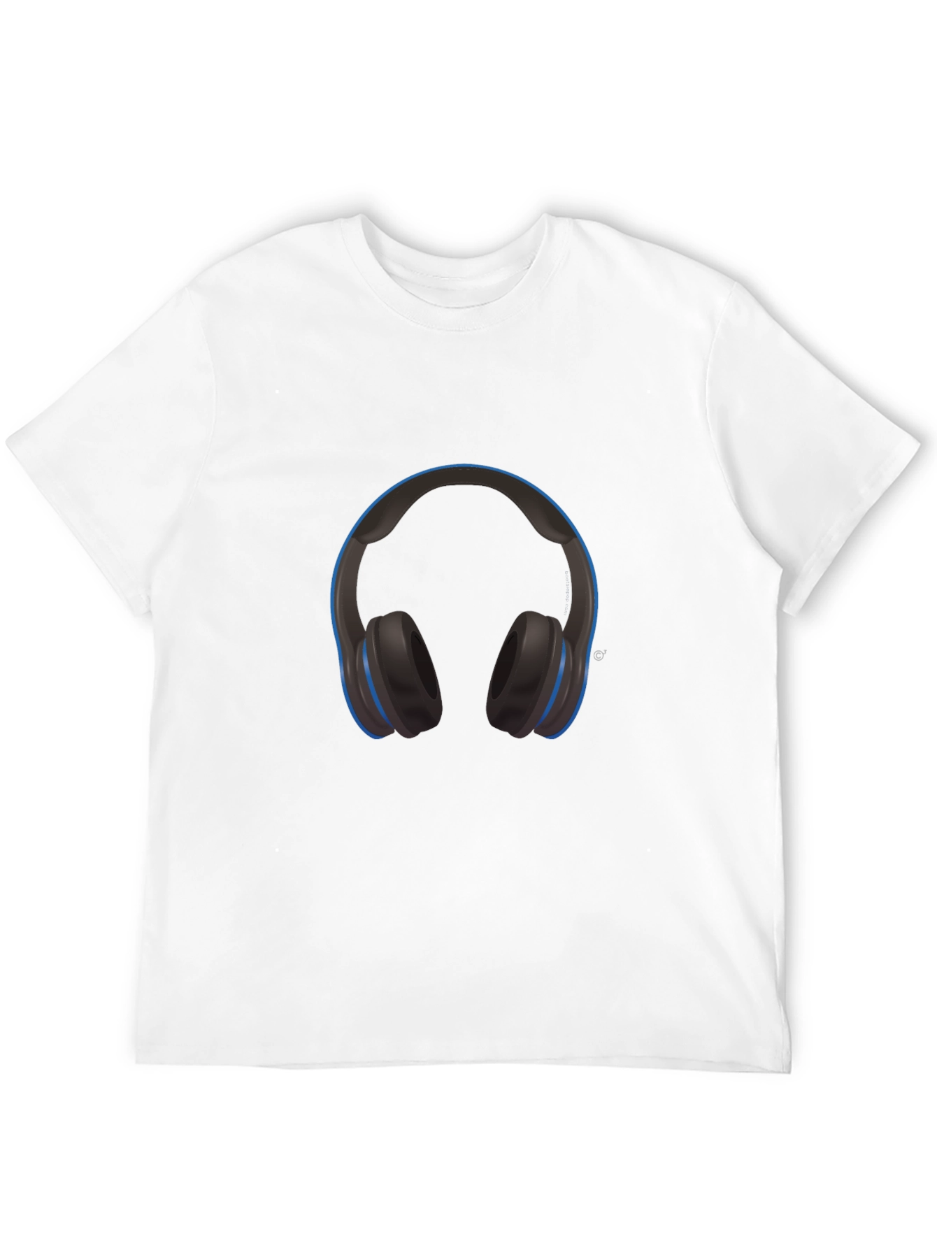 Headphone Graphic Tee - Black Casual Shirt