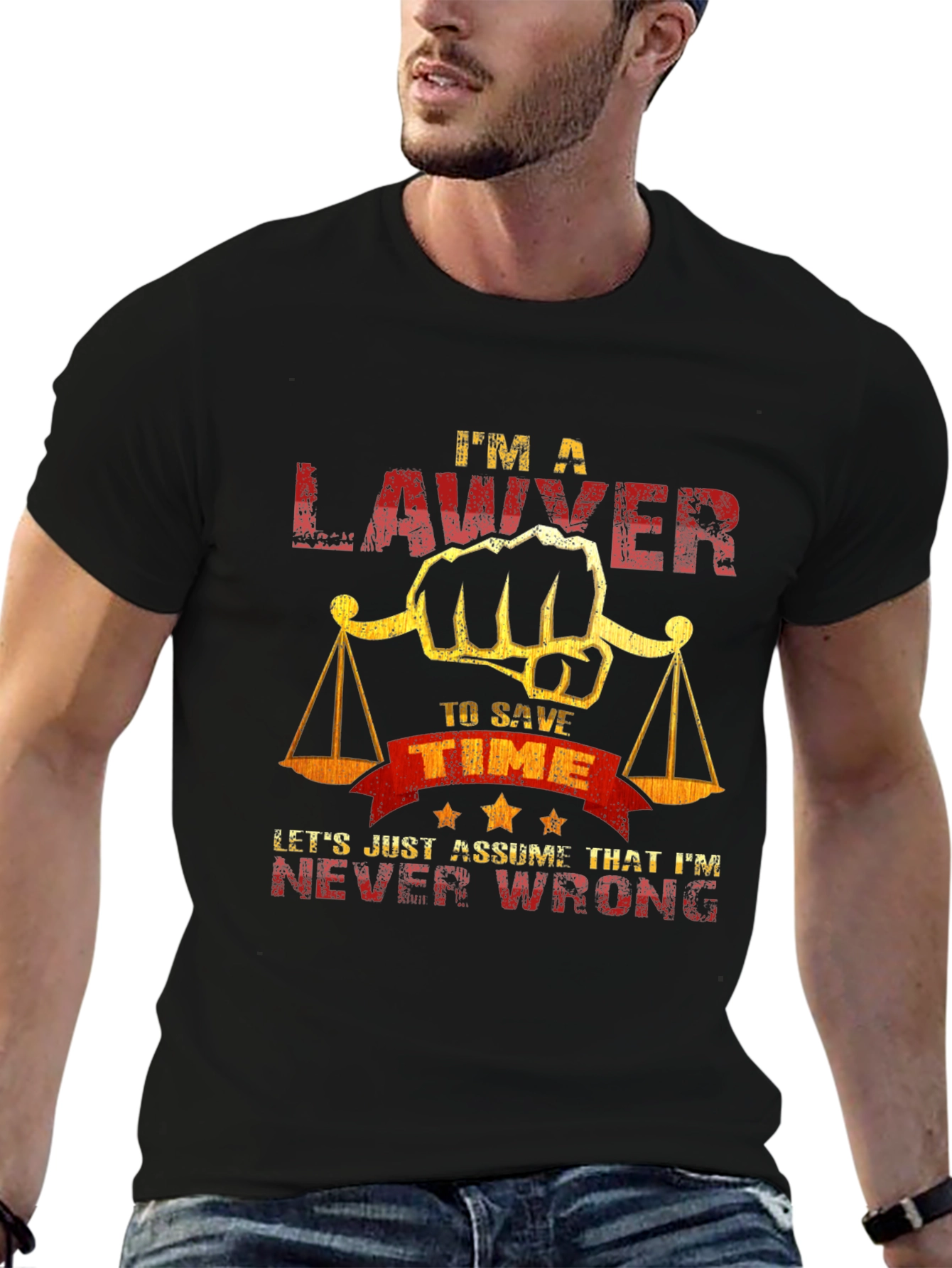 Lawyer Never Wrong Graphic T-Shirt