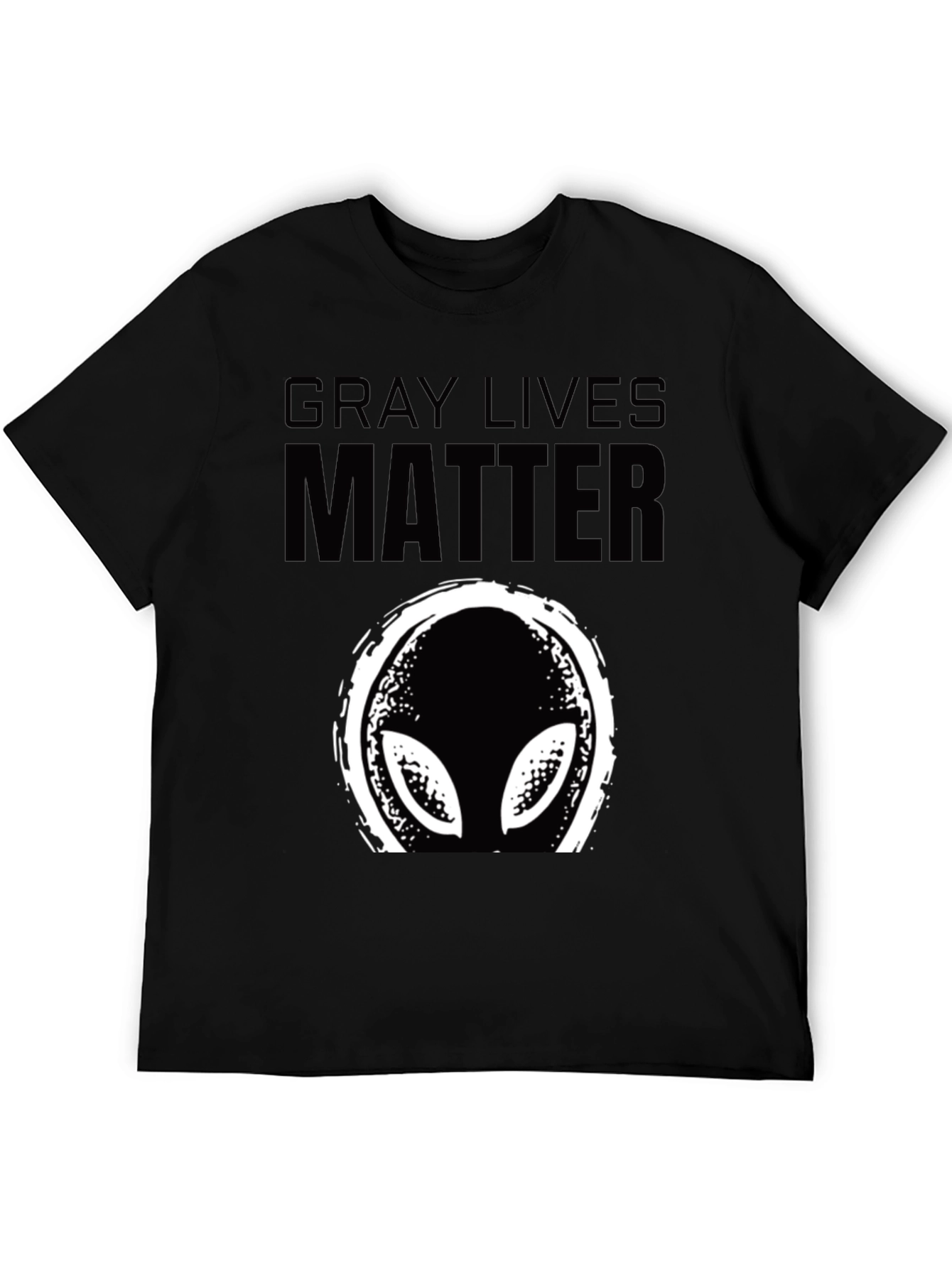 Gray Lives Matter Alien Graphic Tee