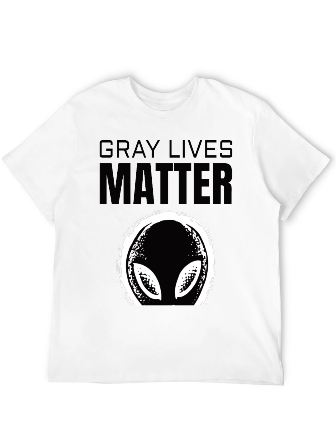 Gray Lives Matter Alien Graphic Tee