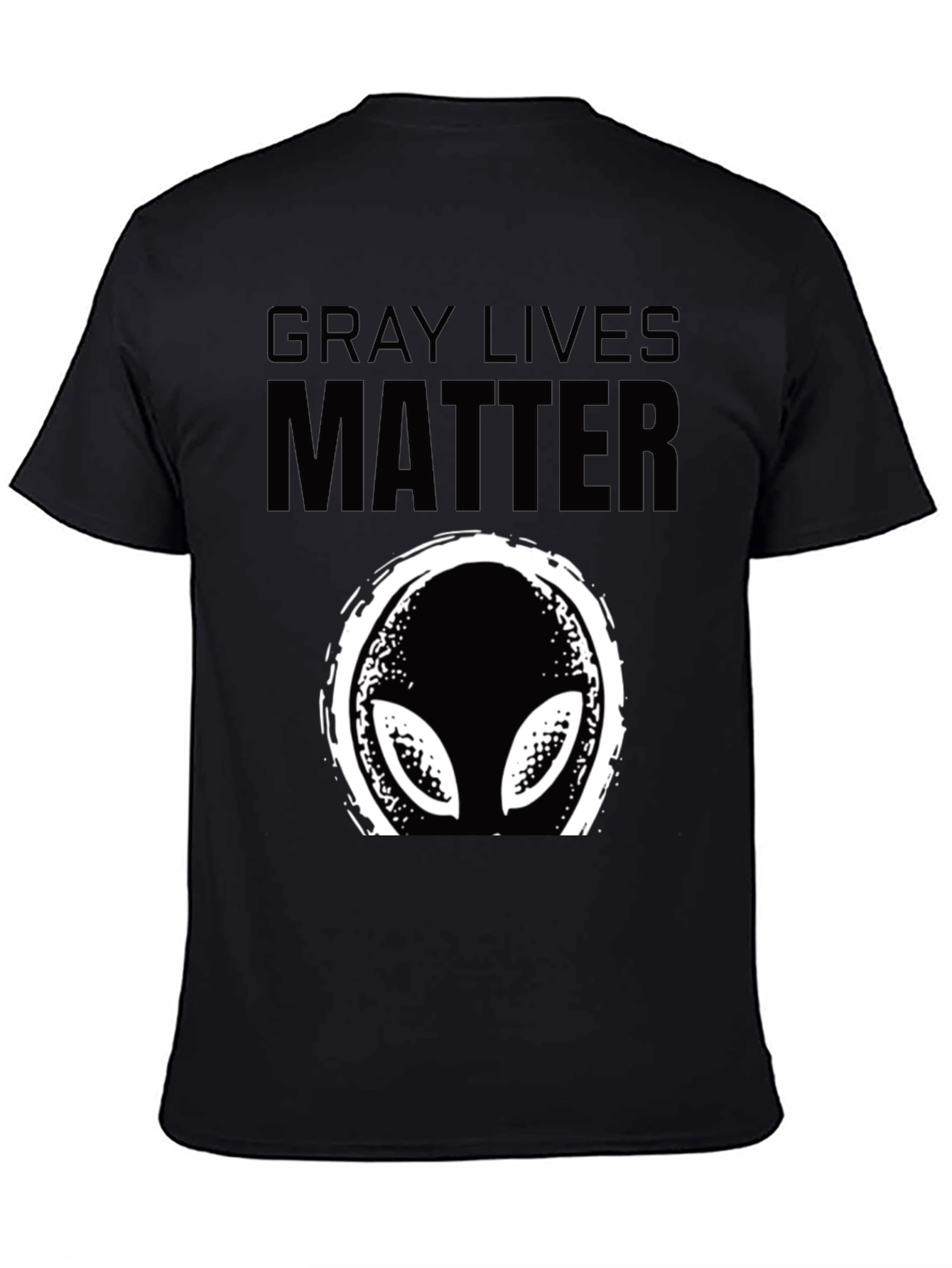 Gray Lives Matter Alien Graphic Tee
