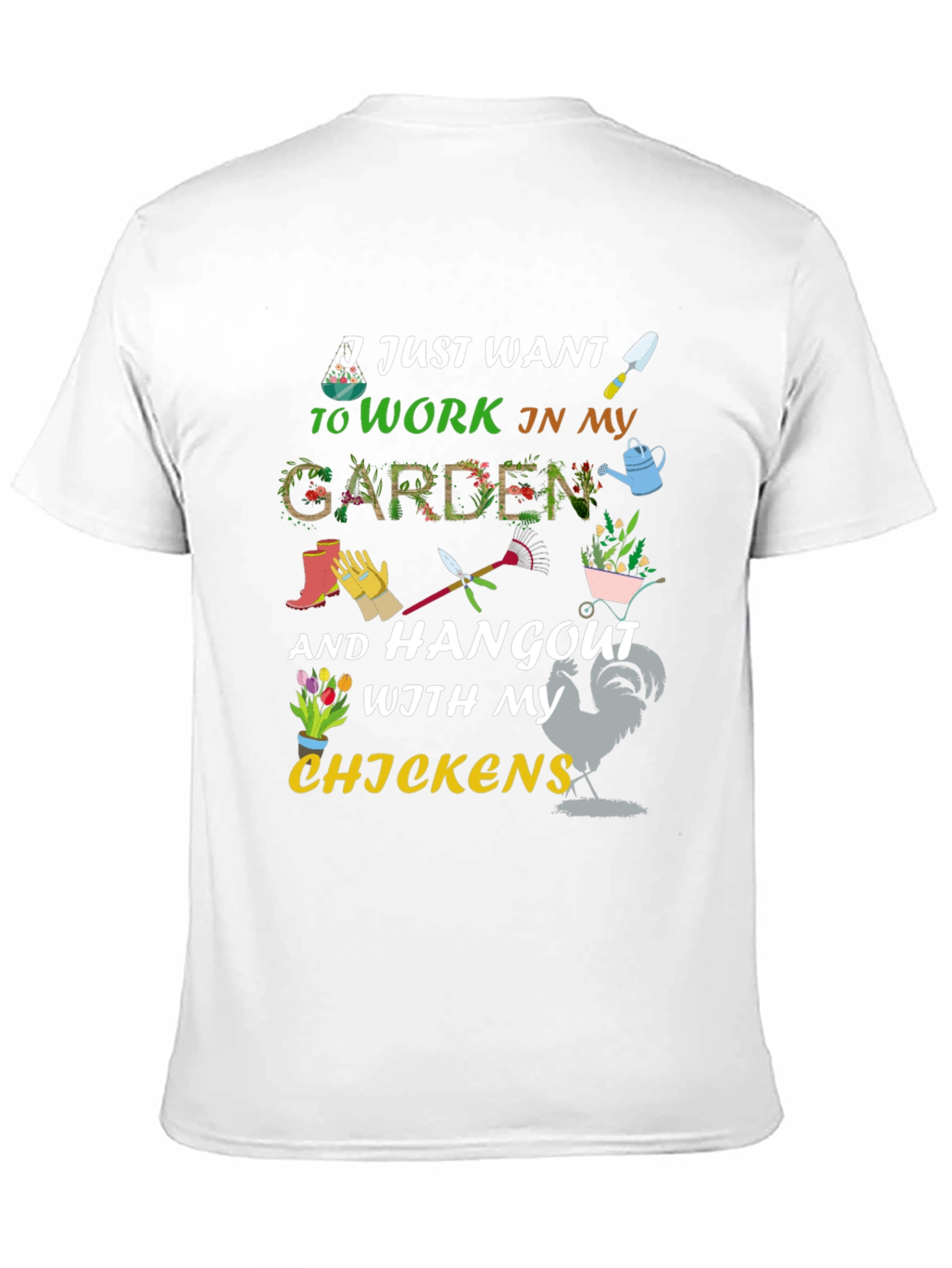 Gardening & Chicken Lover T-Shirt