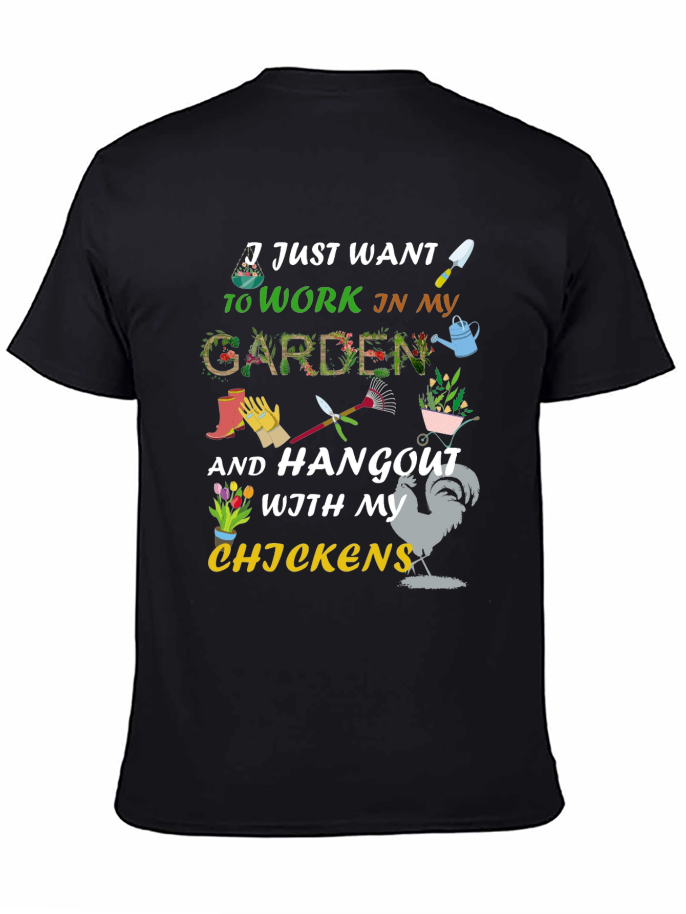 Gardening & Chicken Lover T-Shirt