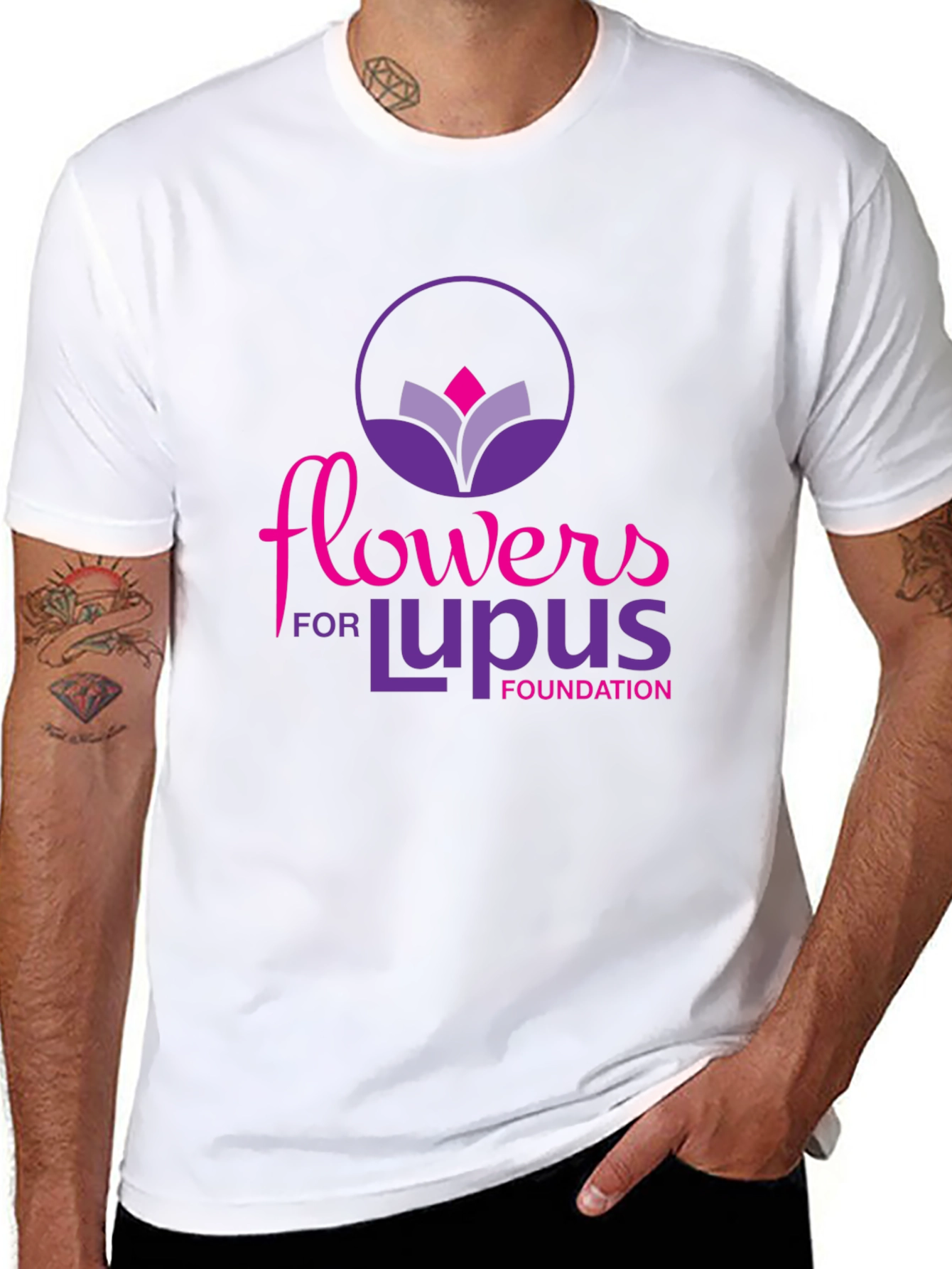 Flowers for Lupus Foundation T-Shirt