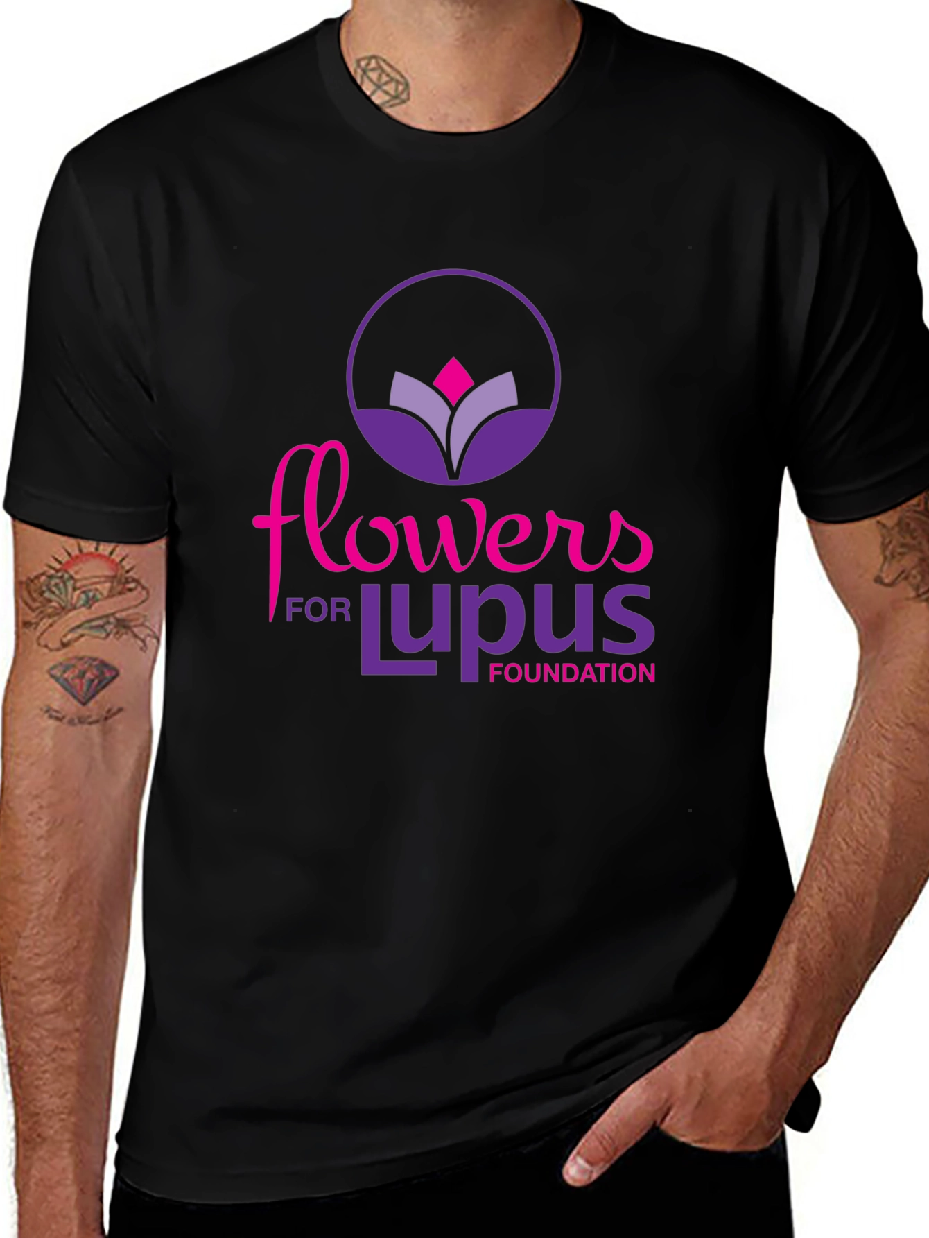 Flowers for Lupus Foundation T-Shirt