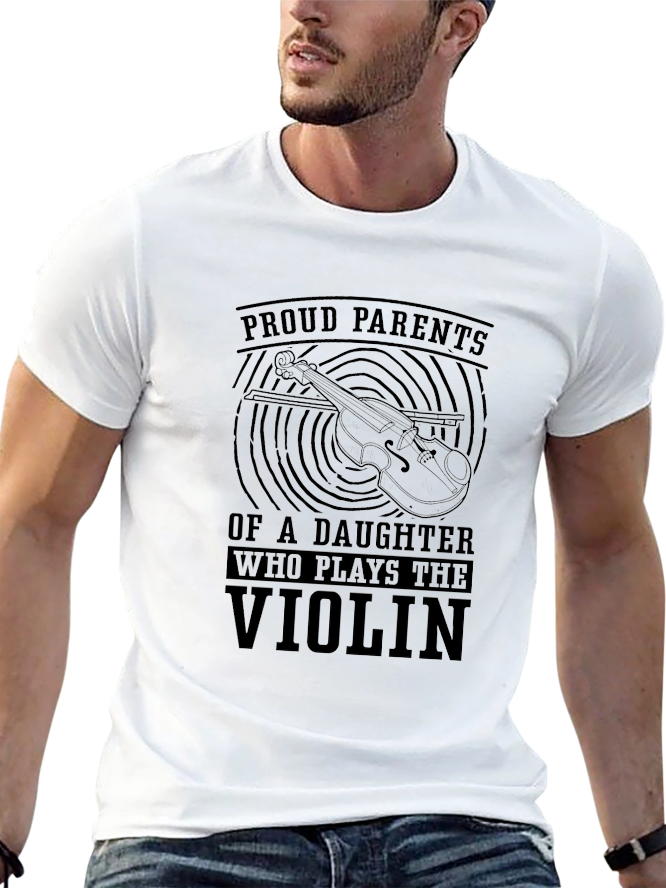 Proud Parents Violin Daughter T-Shirt