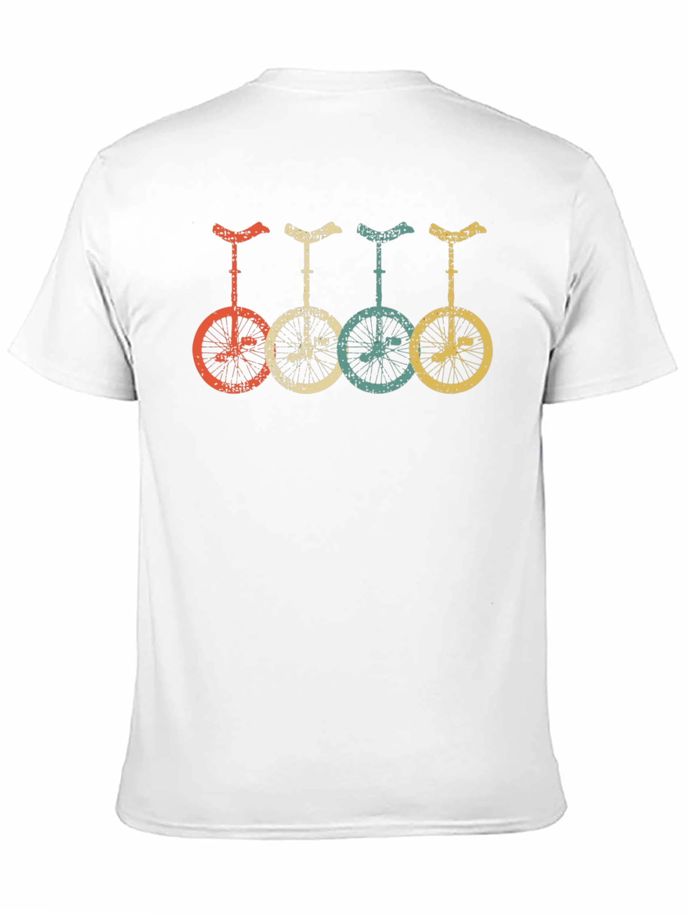 Retro Unicycle T-Shirt - Black Tee