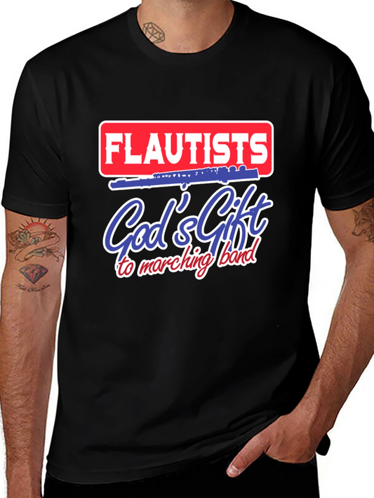 Flautists Gods Gift to Marching Band T-Shirt
